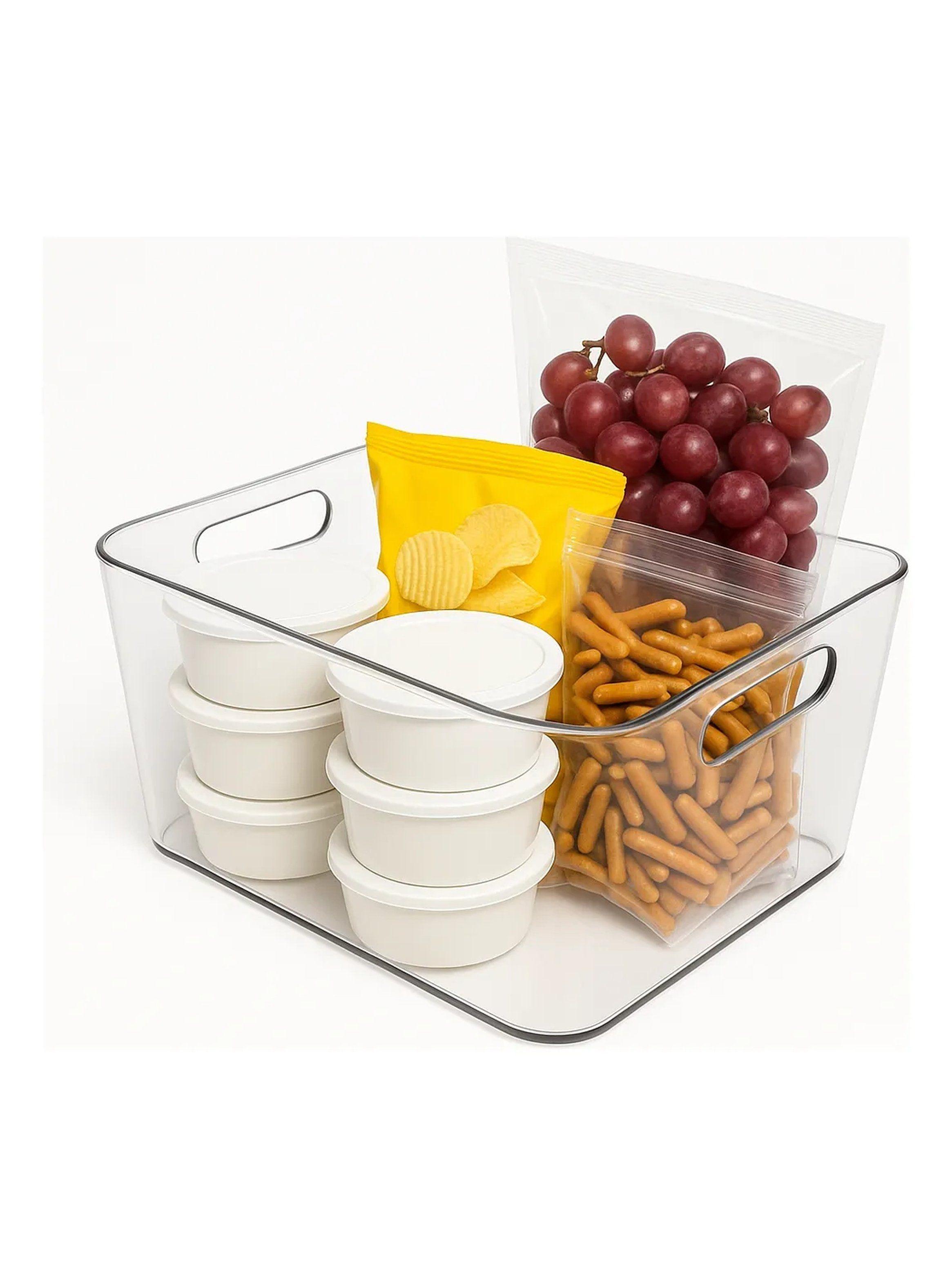 Contenedor de Almacenamiento Multiusos Transparente 18x13x9 cm-0