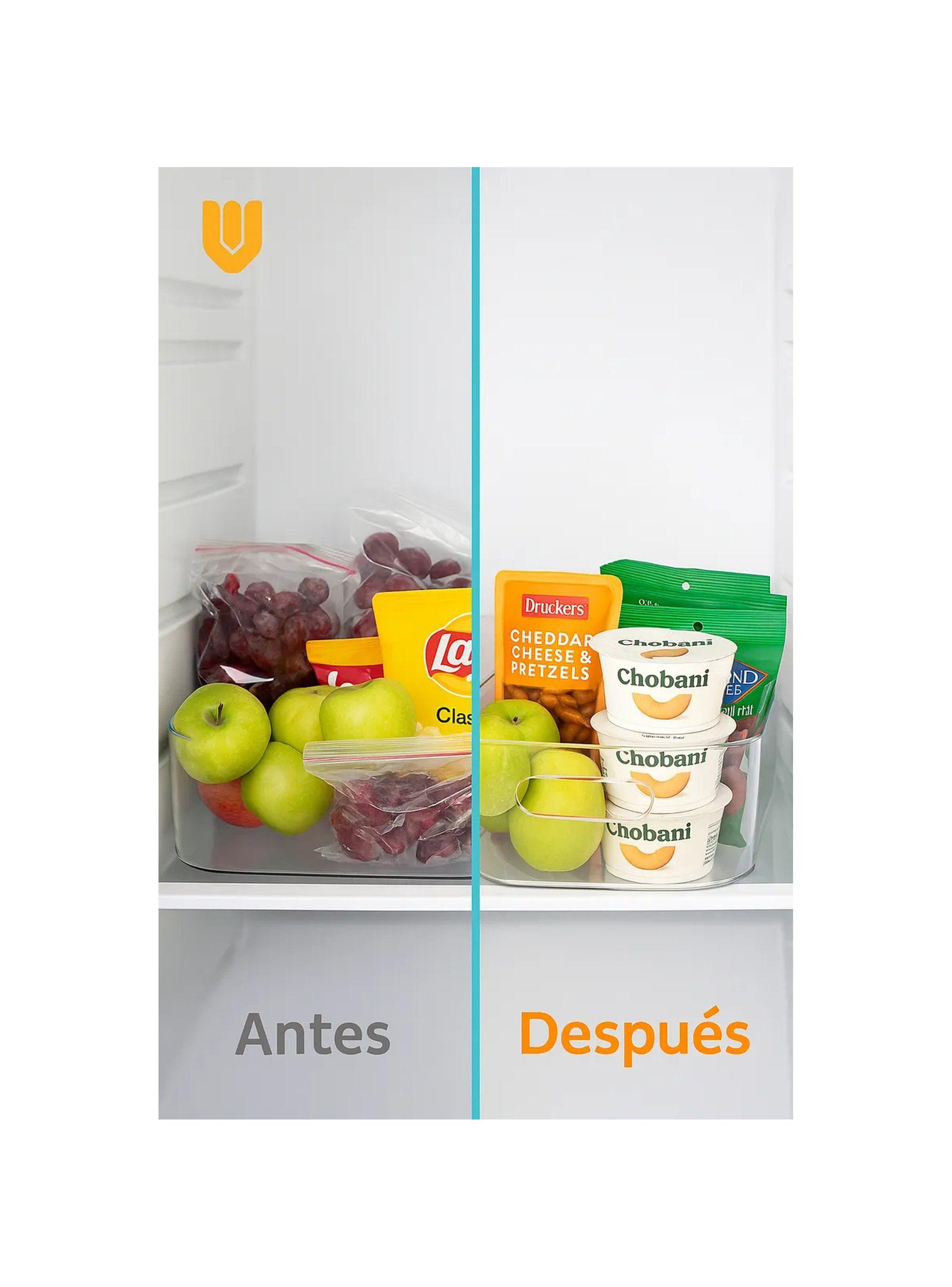 Contenedor de Almacenamiento Multiusos Transparente 18x13x9 cm-4