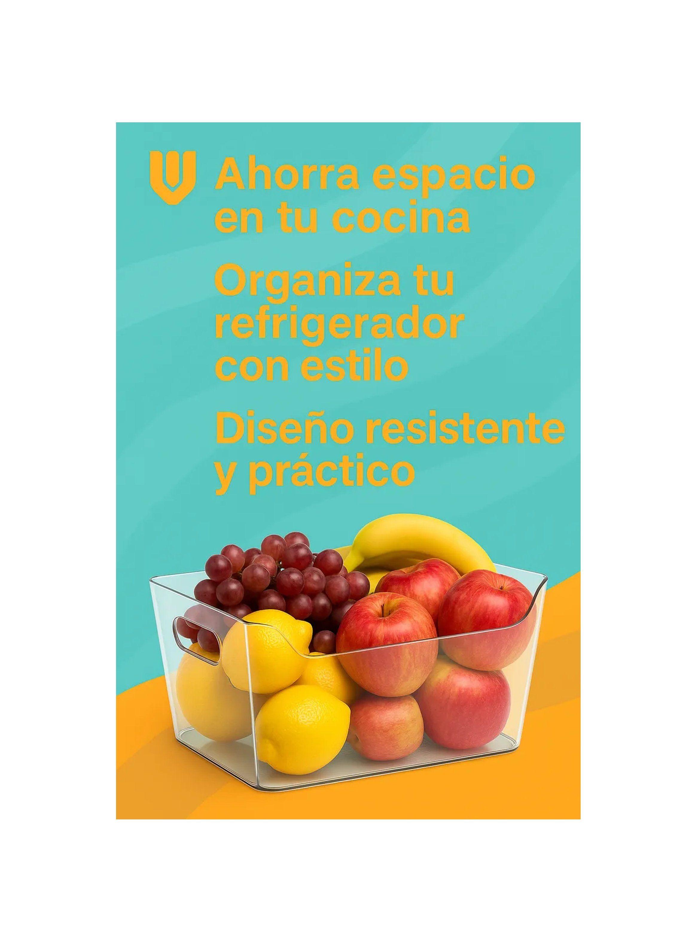 Contenedor de Almacenamiento Multiusos Transparente 18x13x9 cm-6