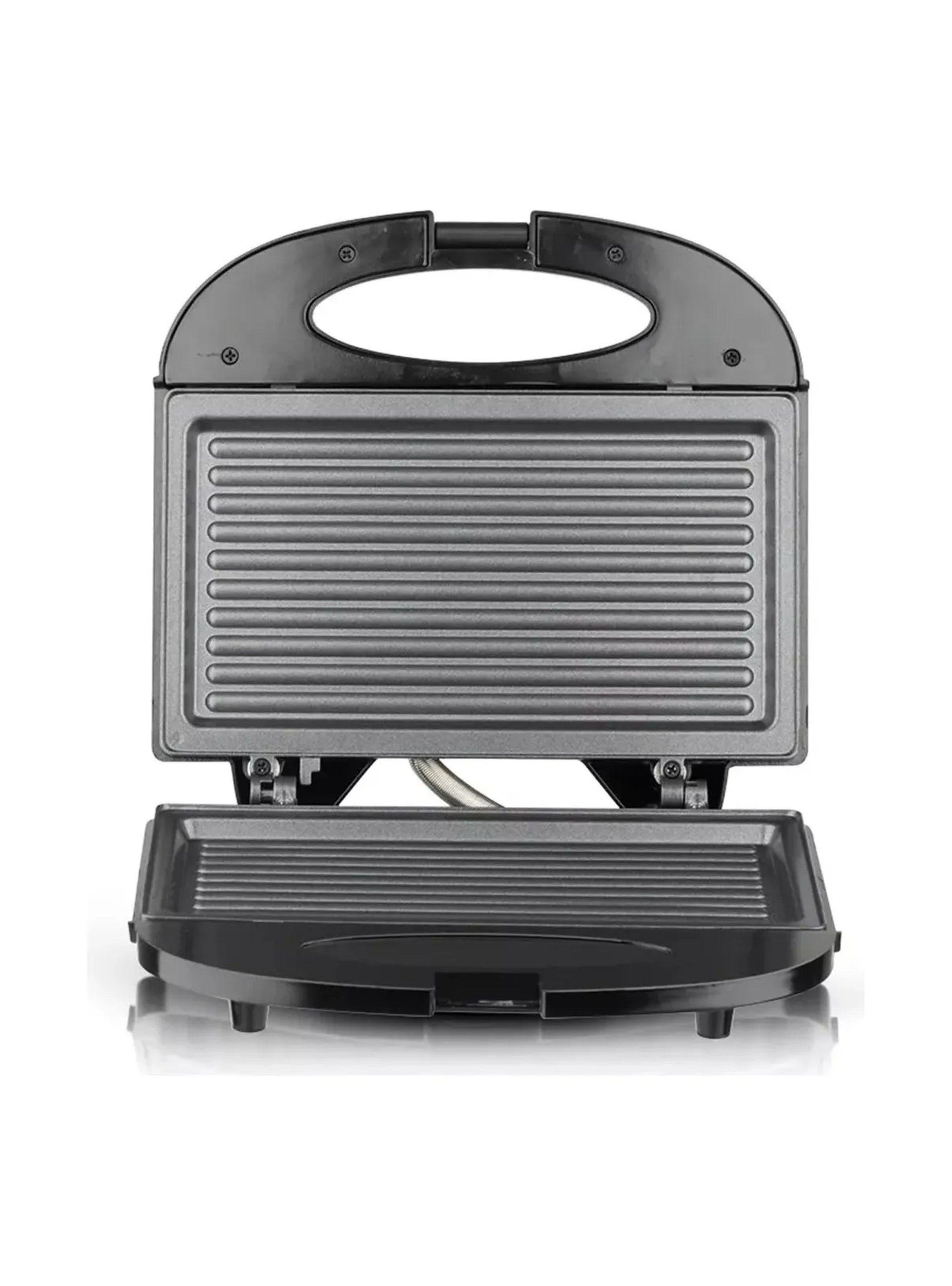 Sandwichera Eléctrica Antiadherente Compacta Negra-2