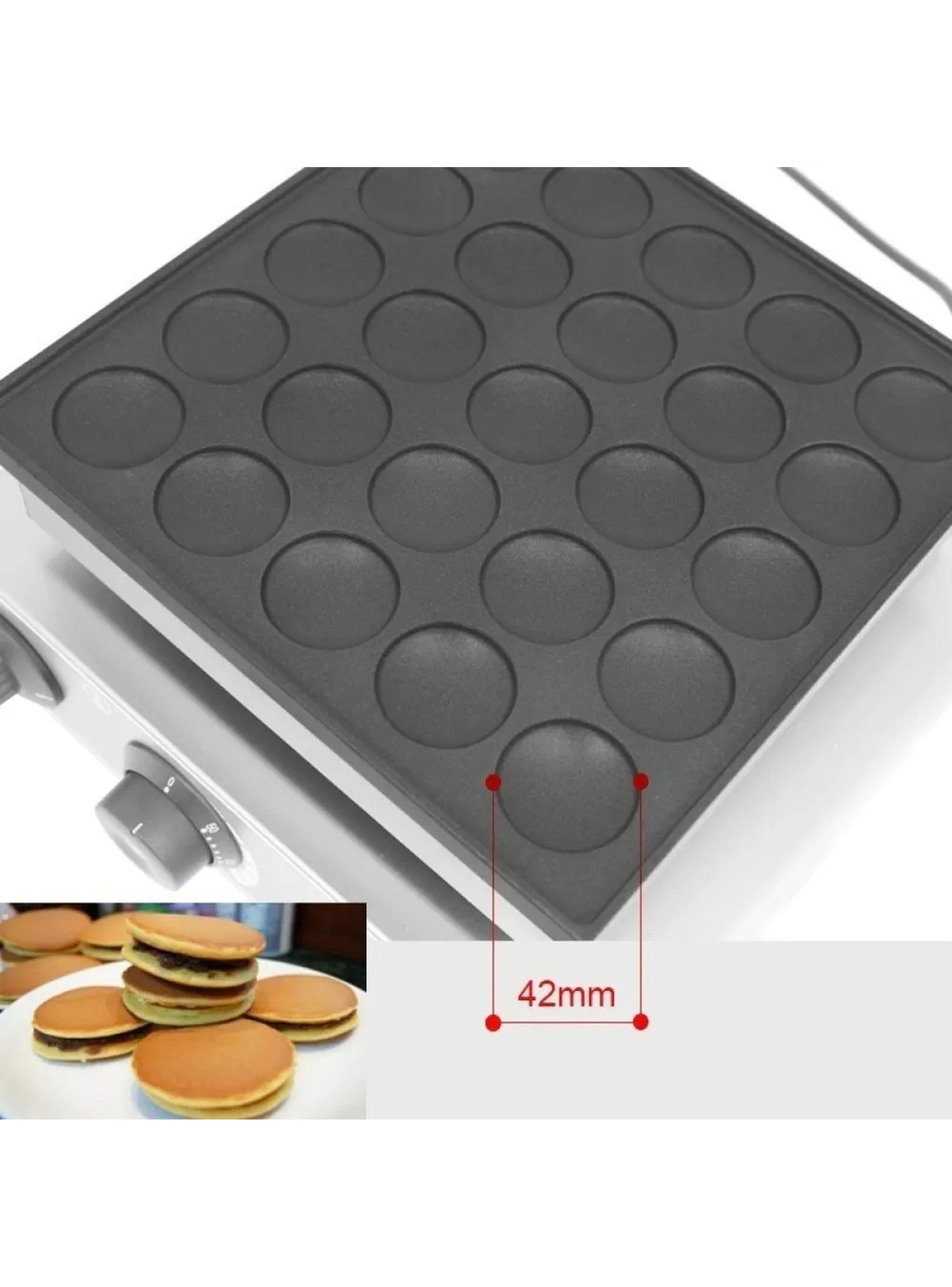 Máquina para Pancakes Eléctrica 42 mm Ajustable Acero Inoxidable-1