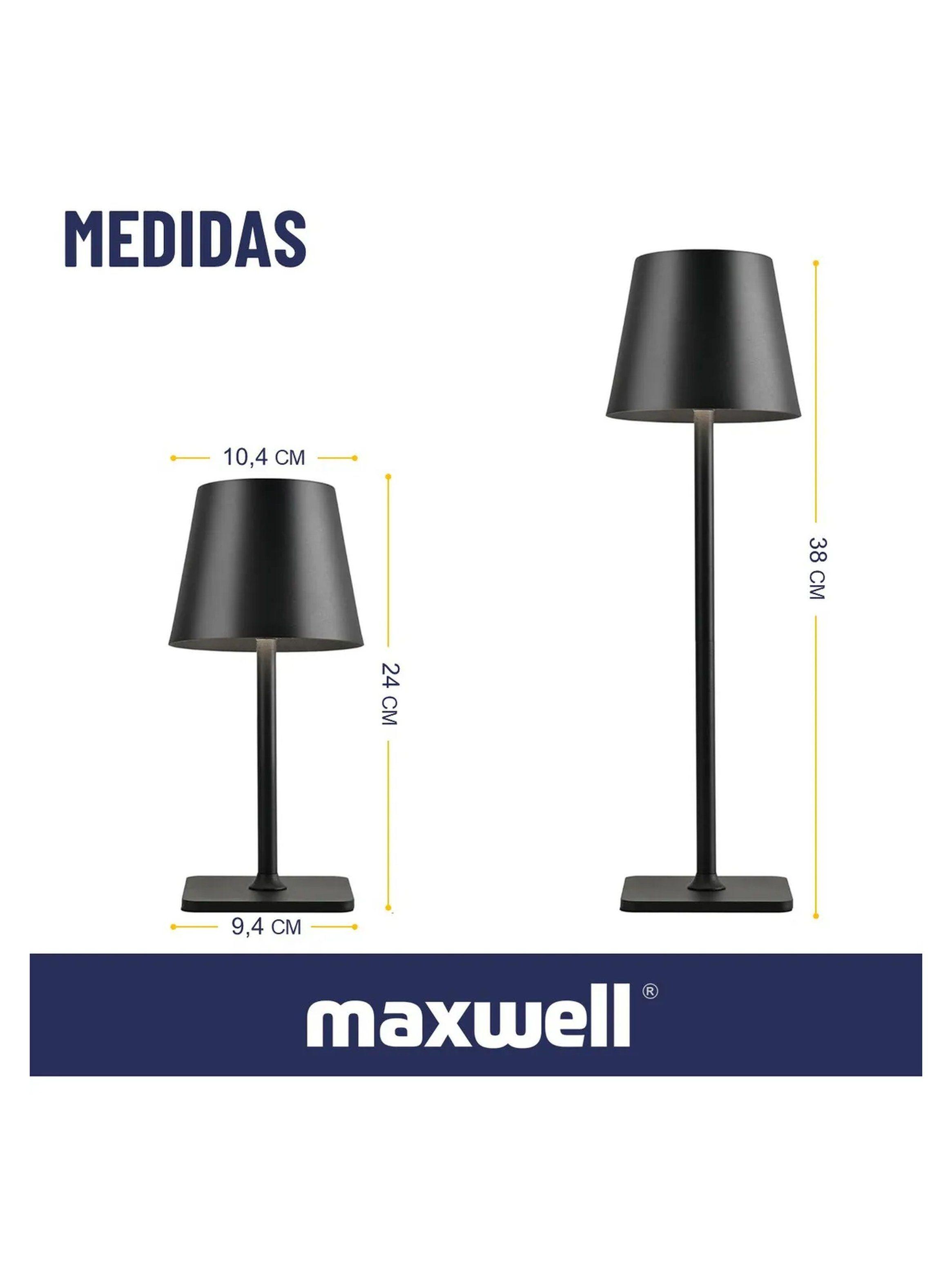 Set de Lámparas Inalámbricas USB Ajustables Color Negro-6