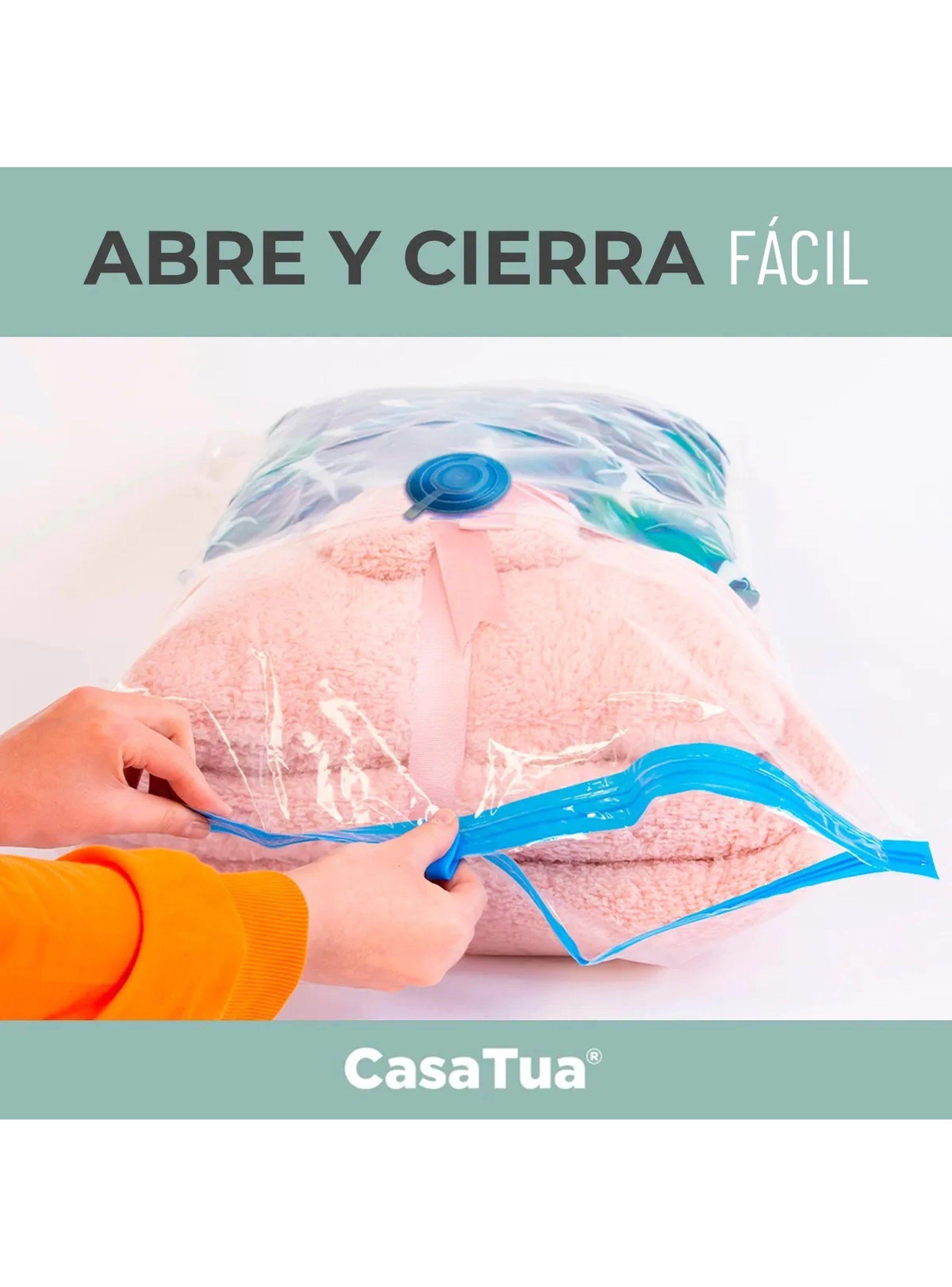 Bolsas Al Vacío Compactadoras Transparente Reutilizables-1