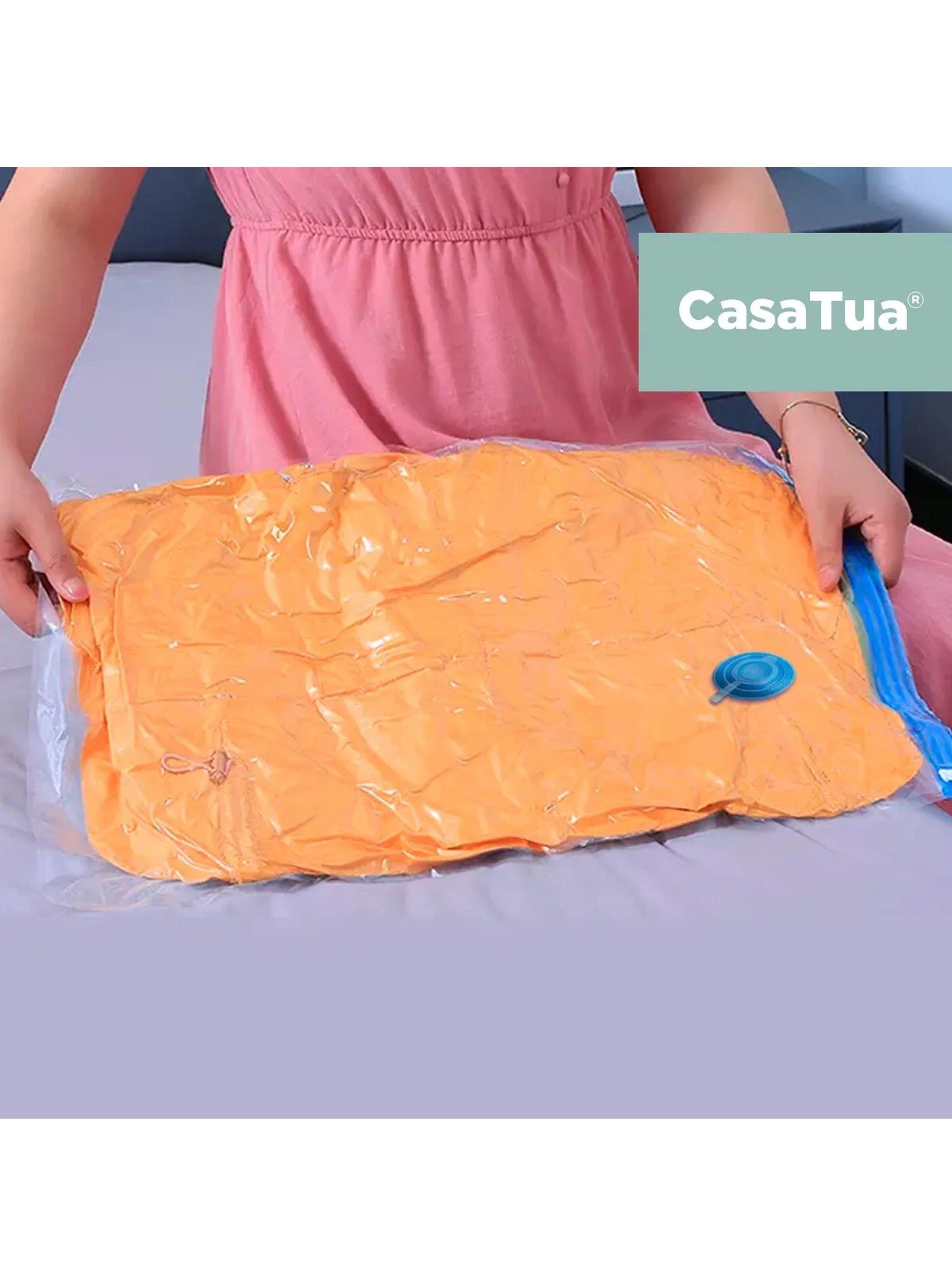 Bolsas Al Vacío Compactadoras Transparente Reutilizables-4