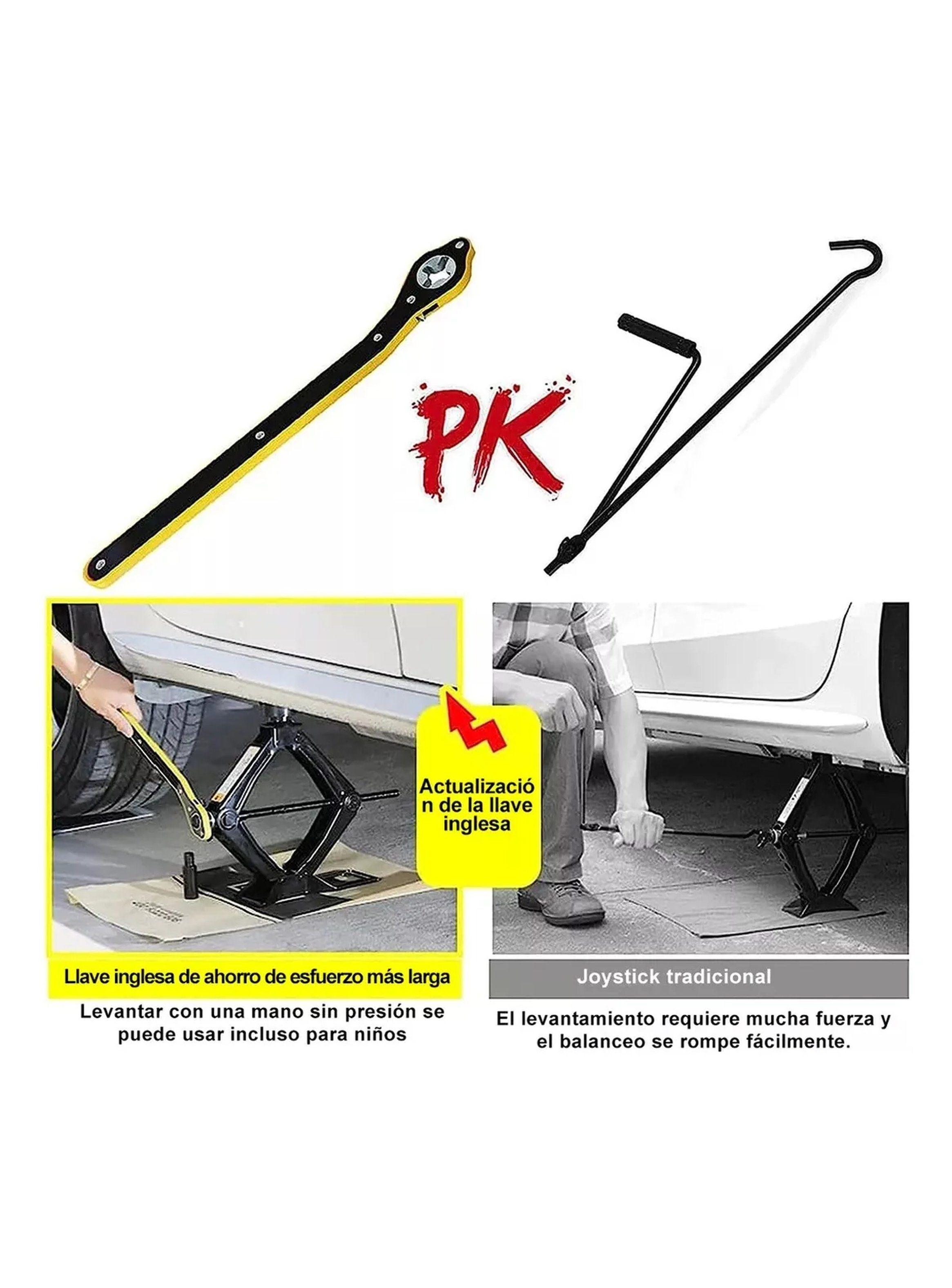 Gato Mecánico 3 Toneladas Ajustable Negro 8.5-40 cm-5