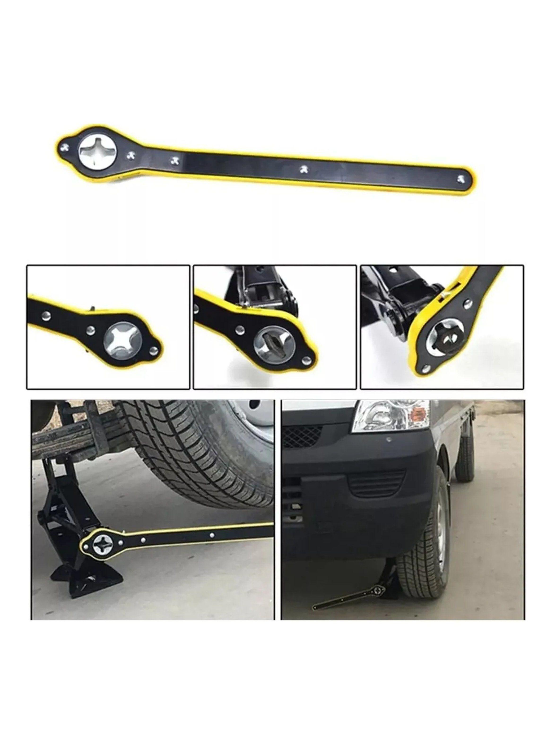 Gato Mecánico 3 Toneladas Ajustable Negro 8.5-40 cm-9