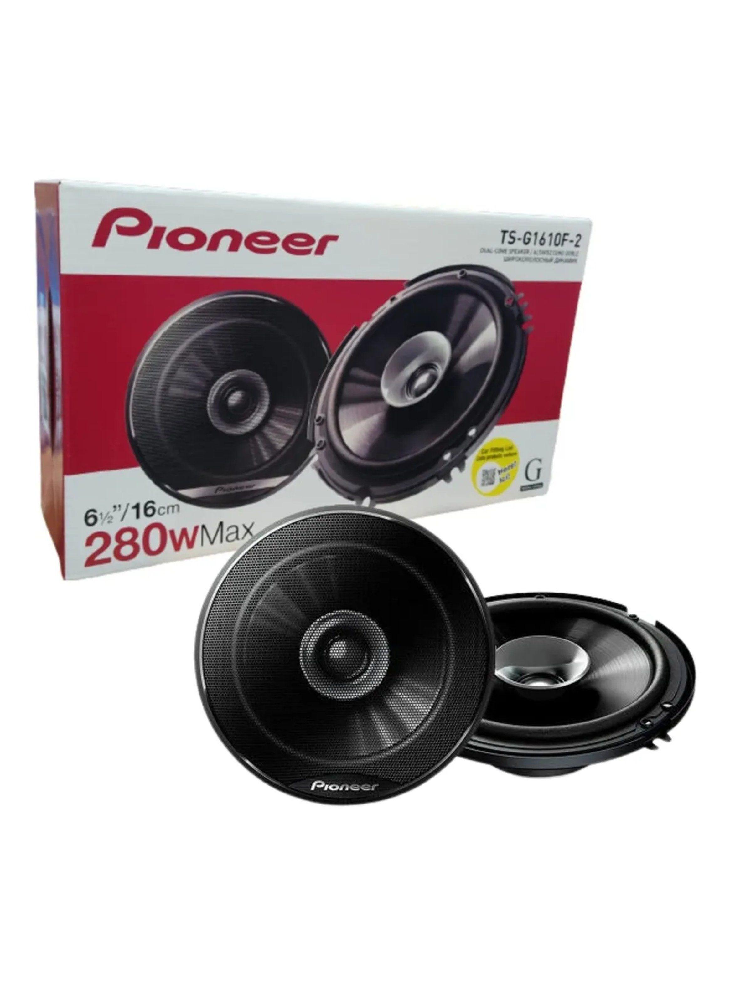 Parlantes Automotrices 280W 16cm Negros-2