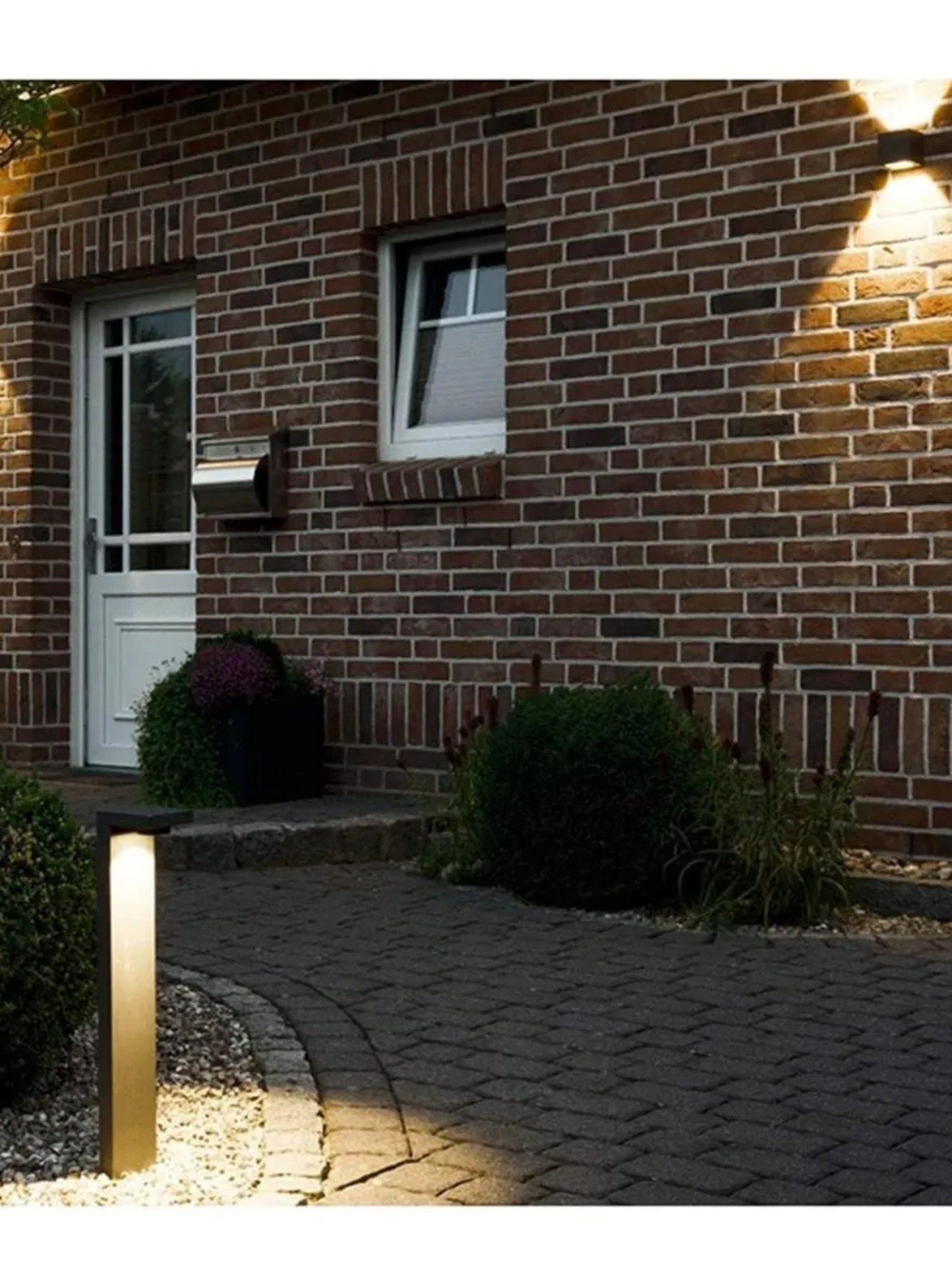 Aplique de Pared LED Diseño Minimalista Negro Interior y Exterior-7