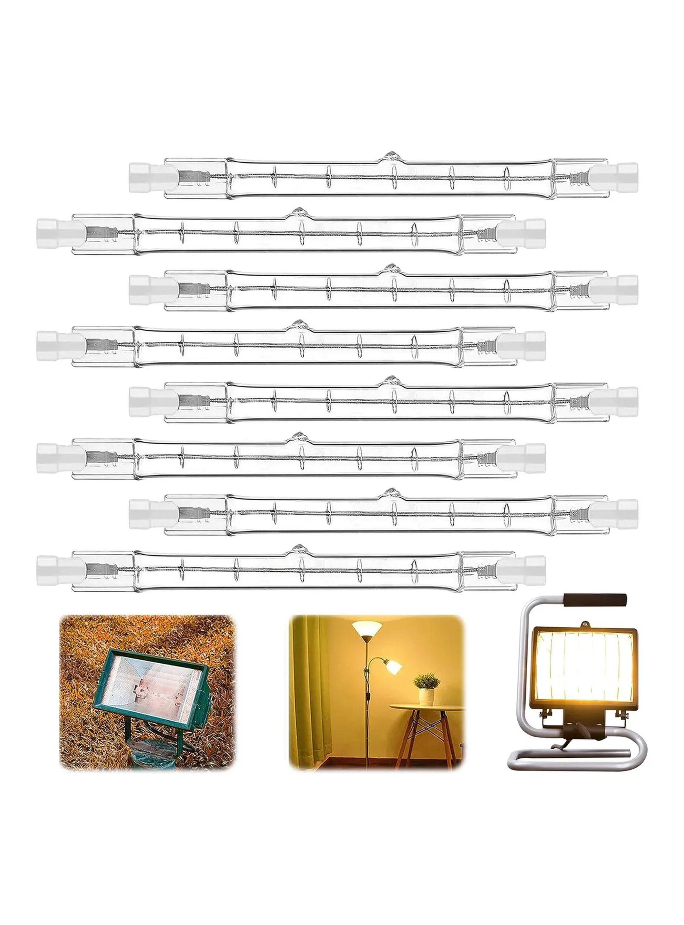 Tubo Halógeno J118 Doble Extremo 118mm Transparente-7