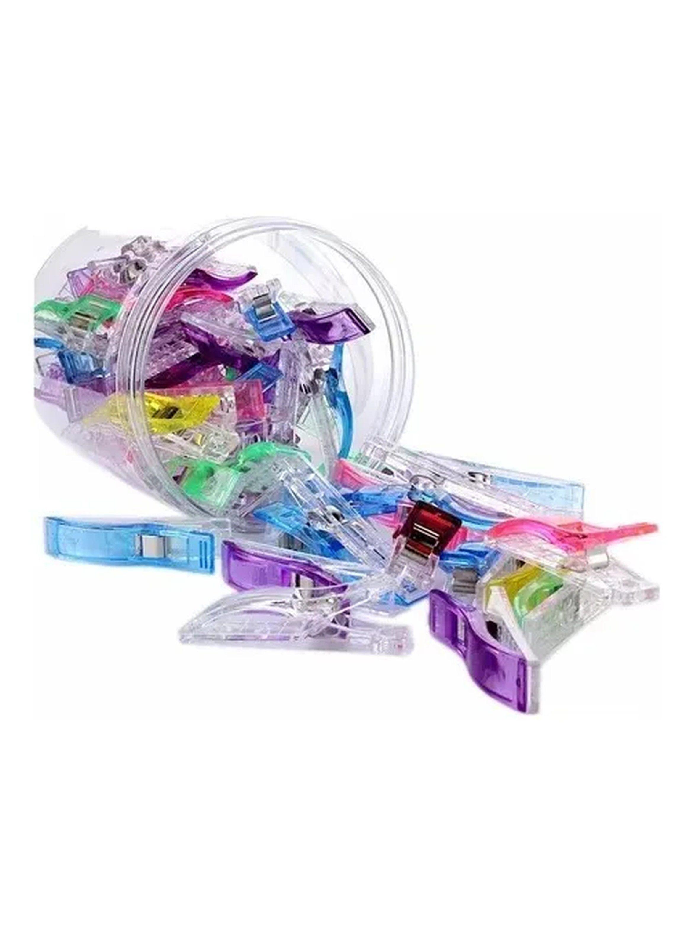 Clips de Plástico Multicoloridos Costura 55mm Pack-0