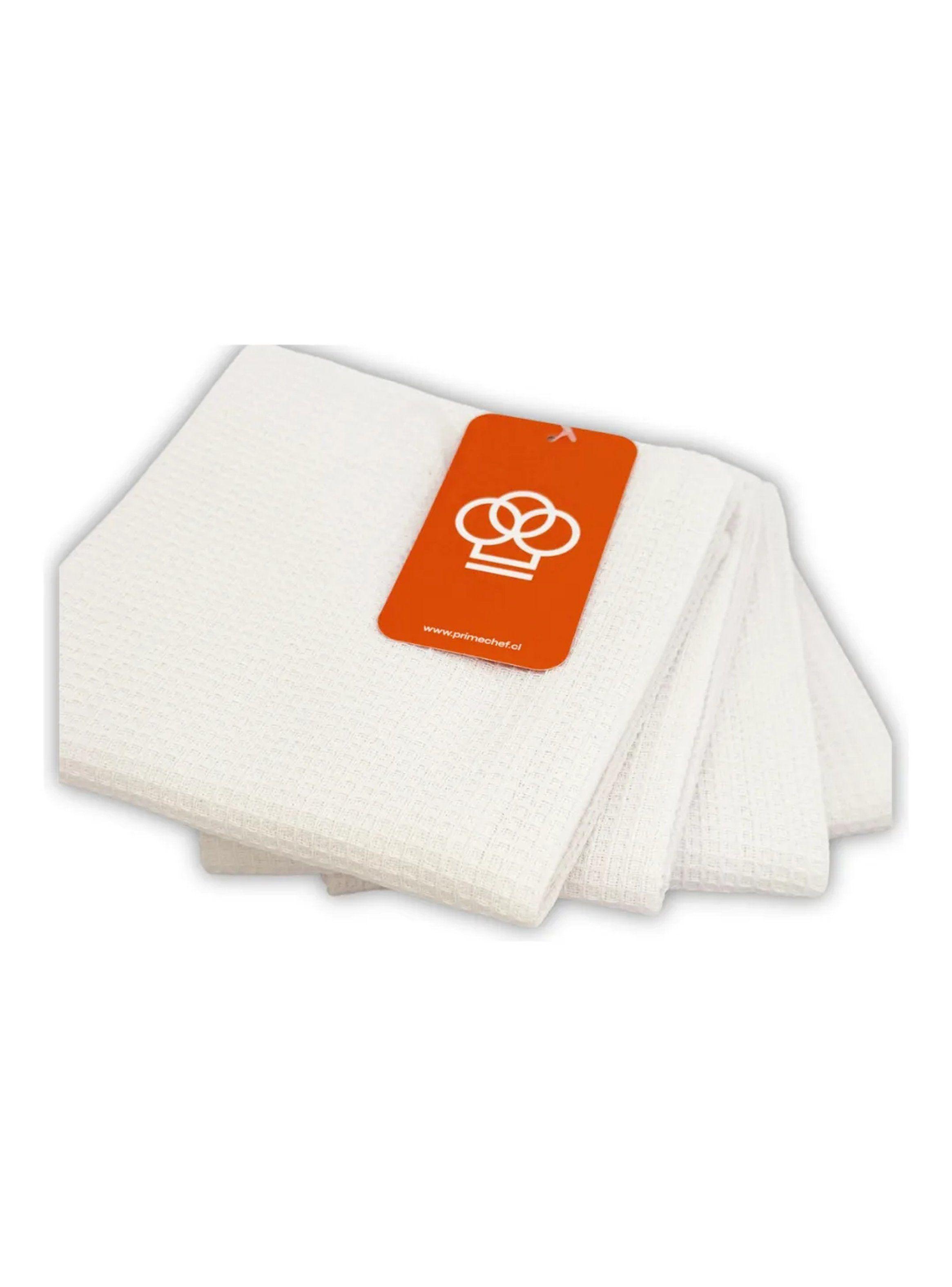 Paños de Cocina Algodón Tejido Blanco-2