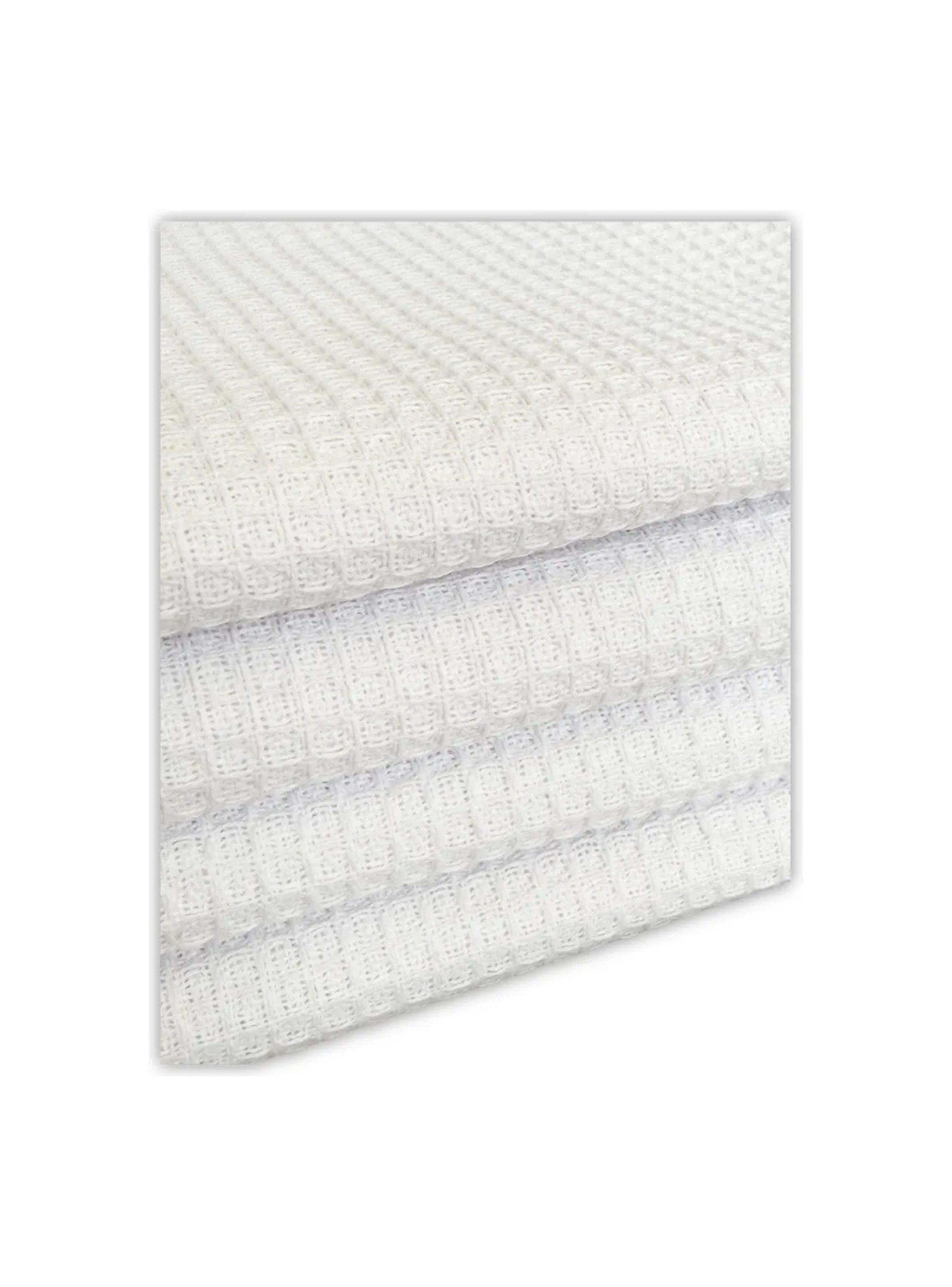 Paños de Cocina Algodón Tejido Blanco-3