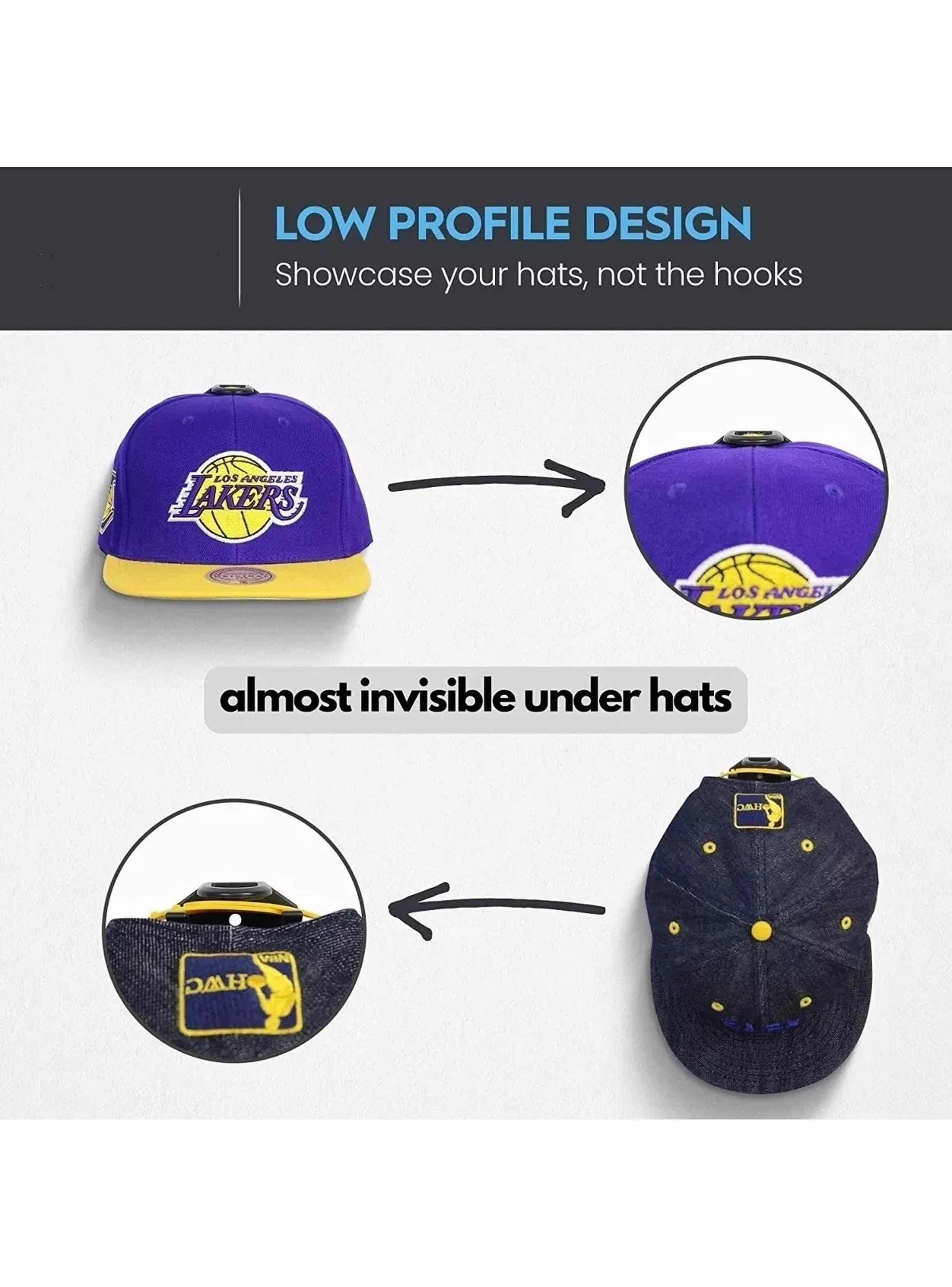 Ganchos para Sombreros Adhesivos y Atornillables Dual Uso 12 Piezas-4