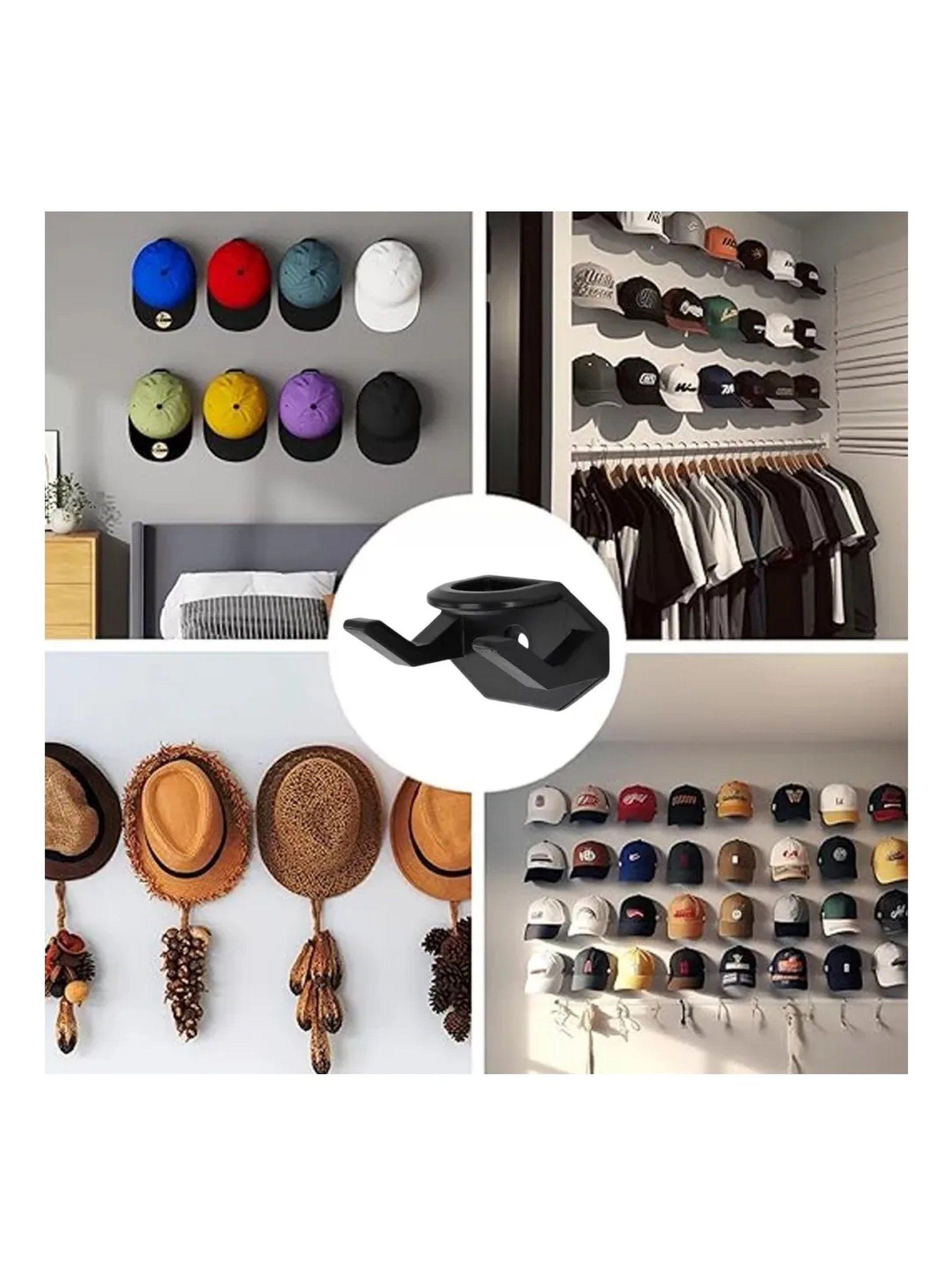 Ganchos para Sombreros Adhesivos y Atornillables Dual Uso 12 Piezas-9