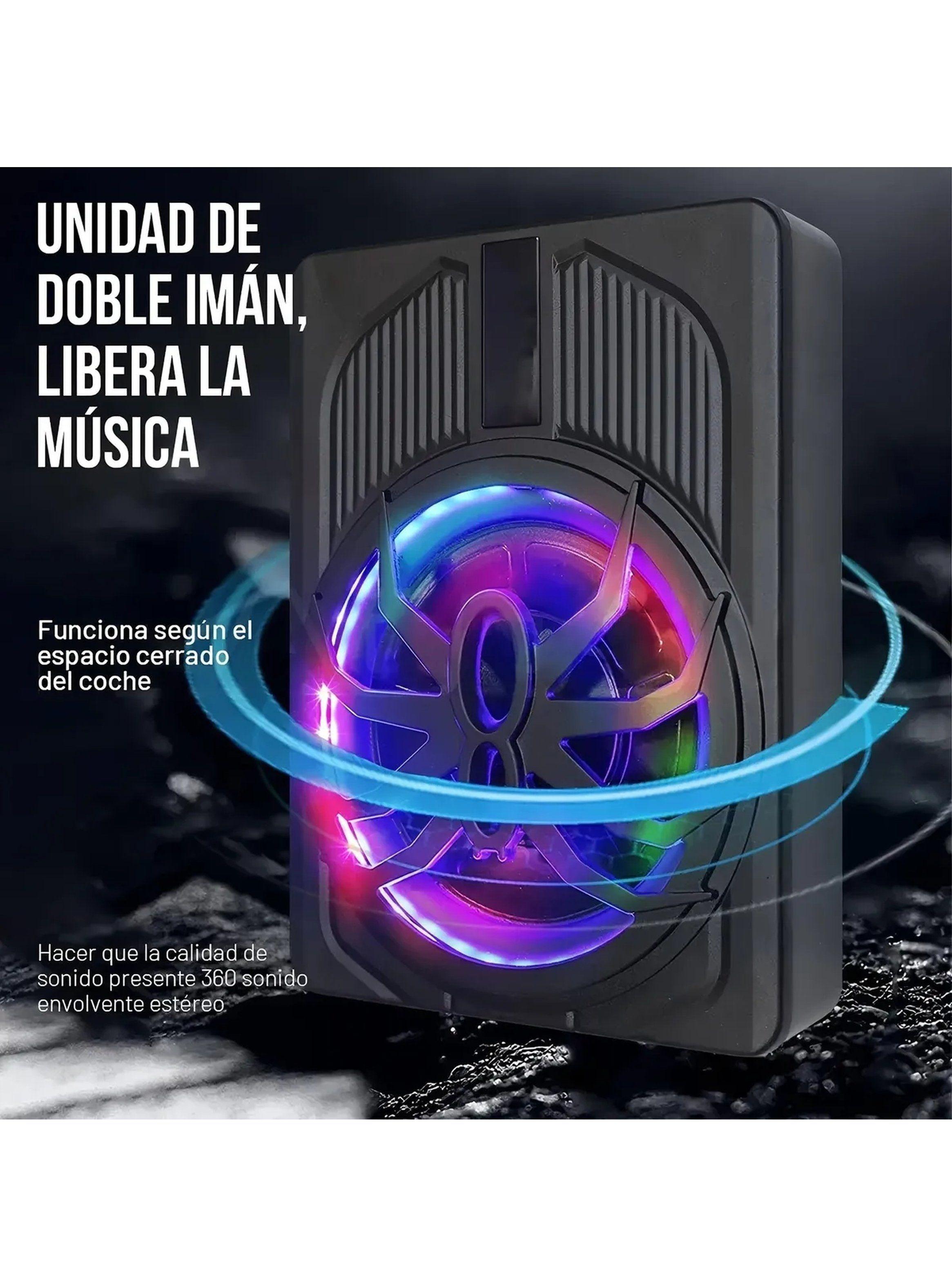 Subwoofer Automotriz 10 Pulgadas 800W LED Multicolor-2