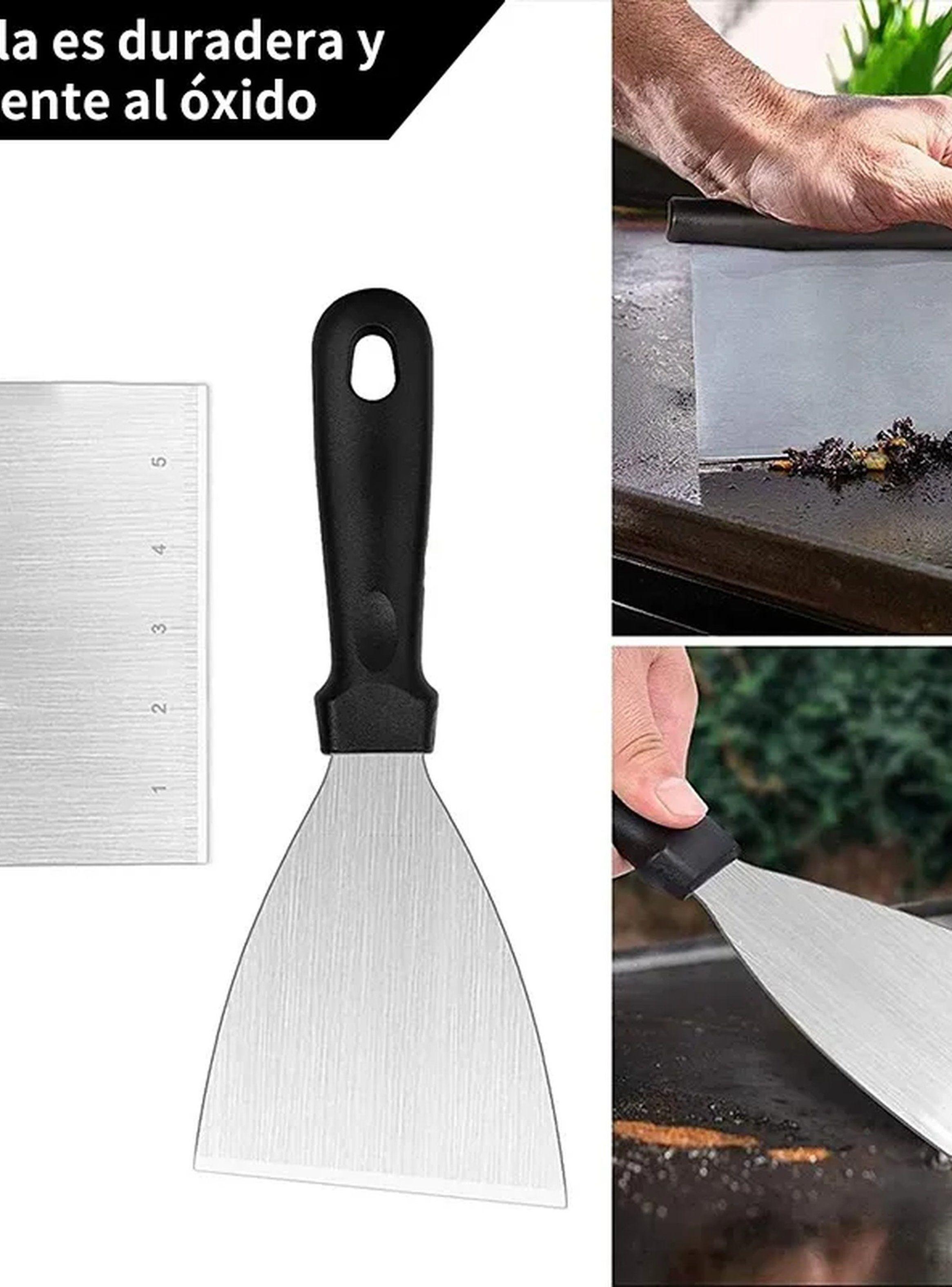 Set de Utensilios para Parrilla Acero Inoxidable 14 Piezas-3