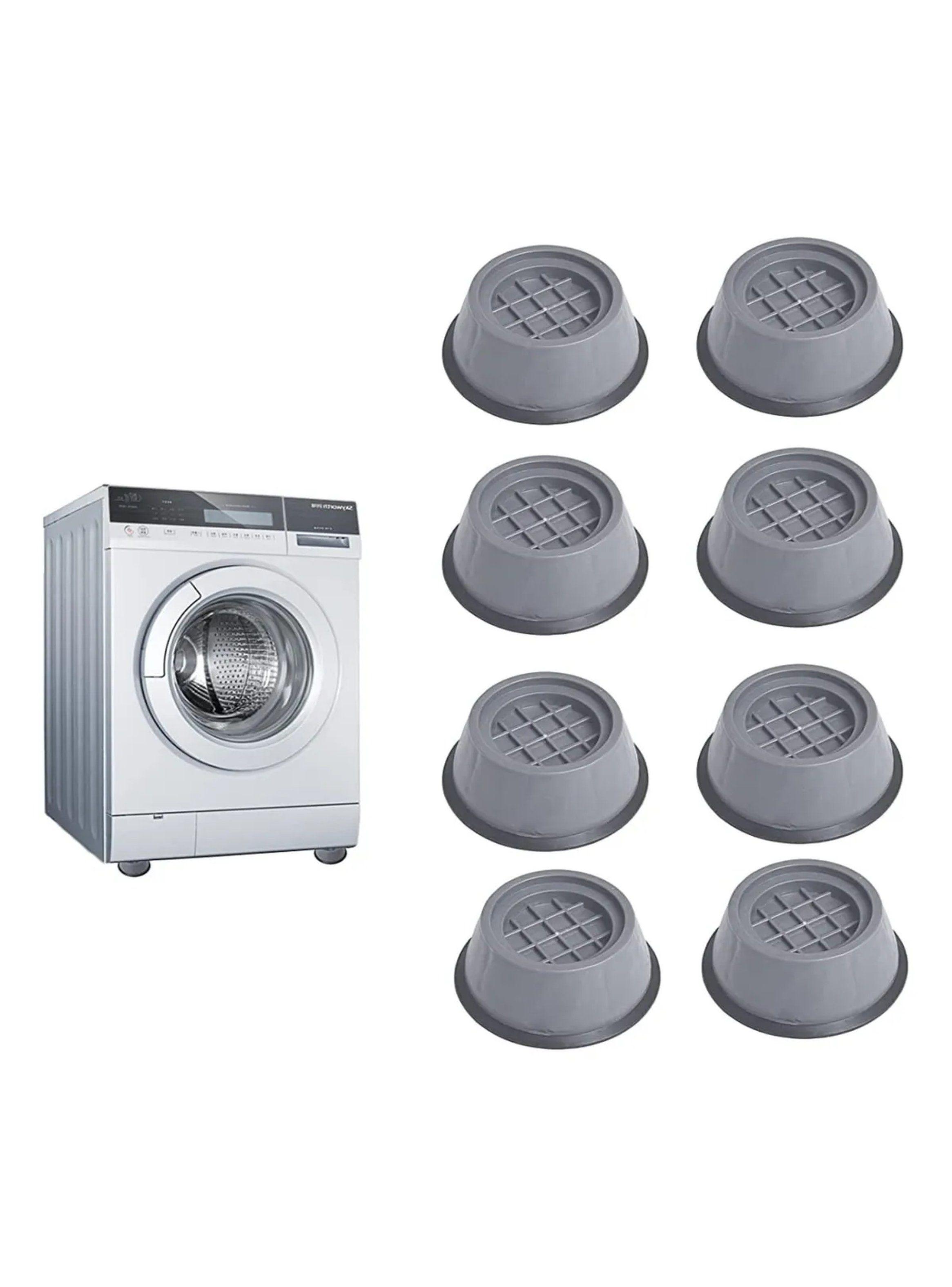 Soportes Antivibración para Lavadora 8 Piezas Base de Goma Gray-0