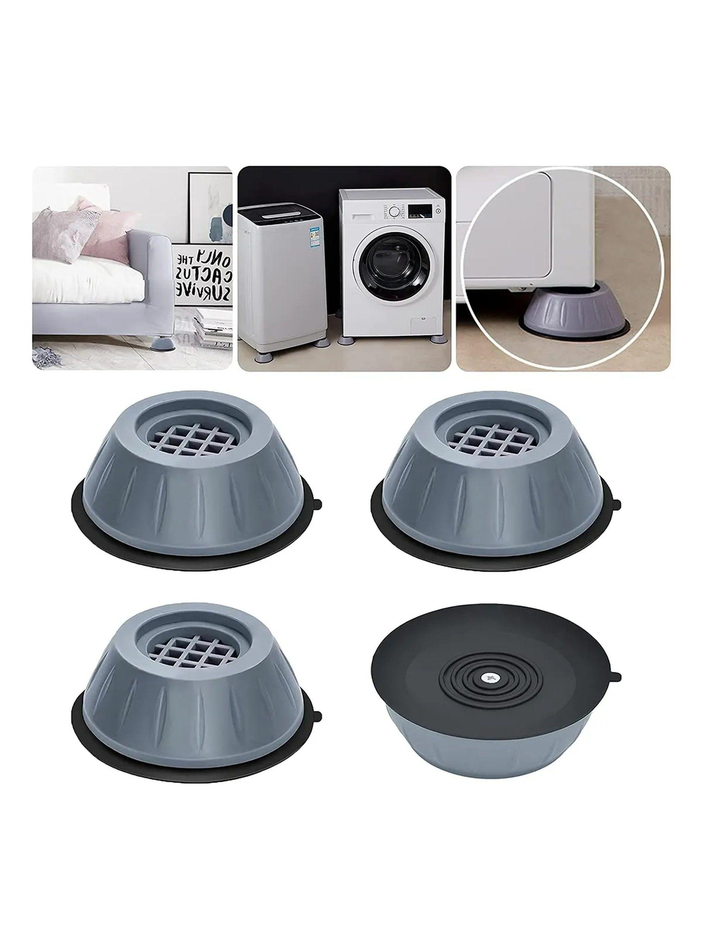 Soportes Antivibración para Lavadora 8 Piezas Base de Goma Gray-2