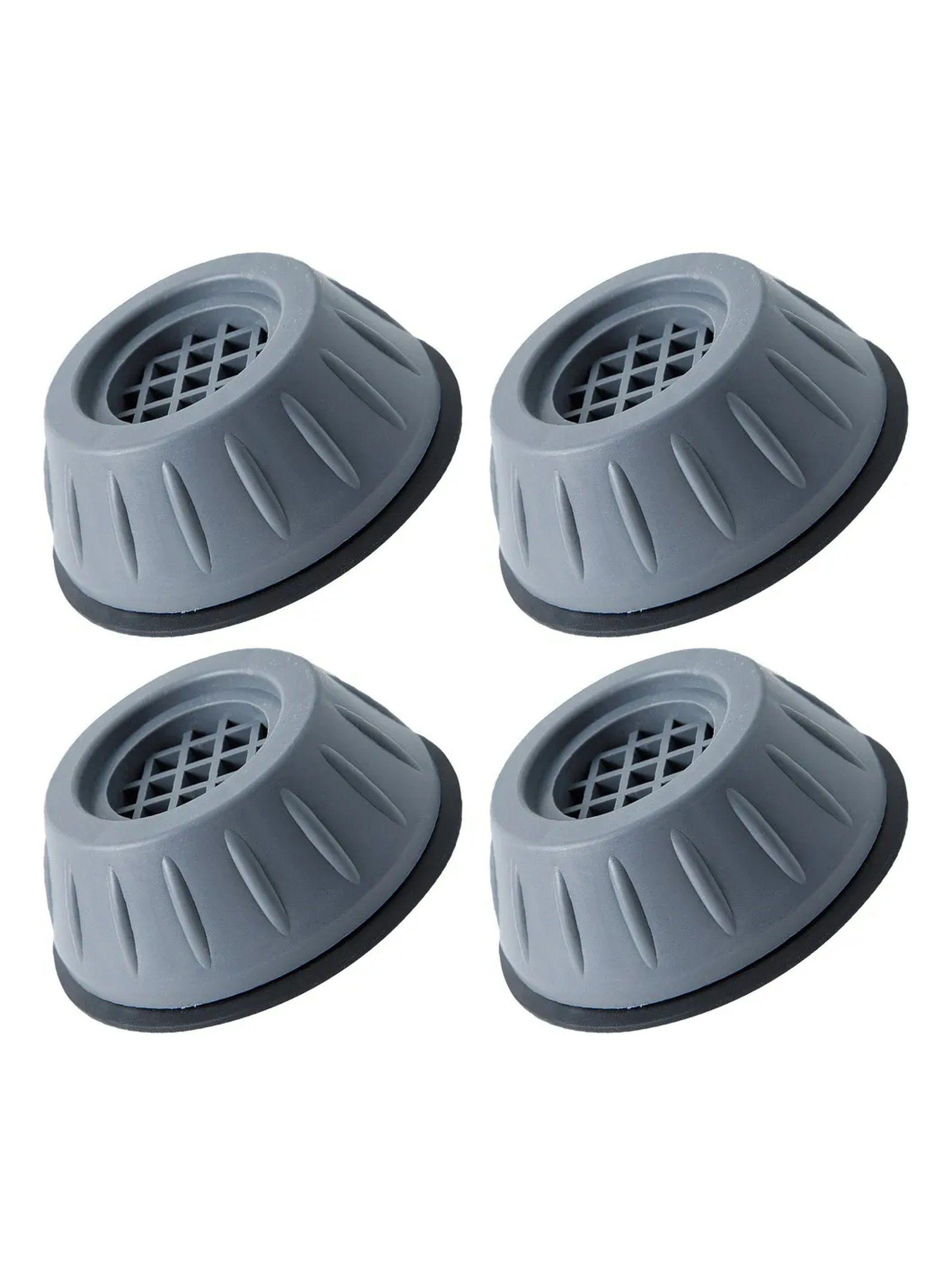 Soportes Antivibración para Lavadora 8 Piezas Base de Goma Gray-3