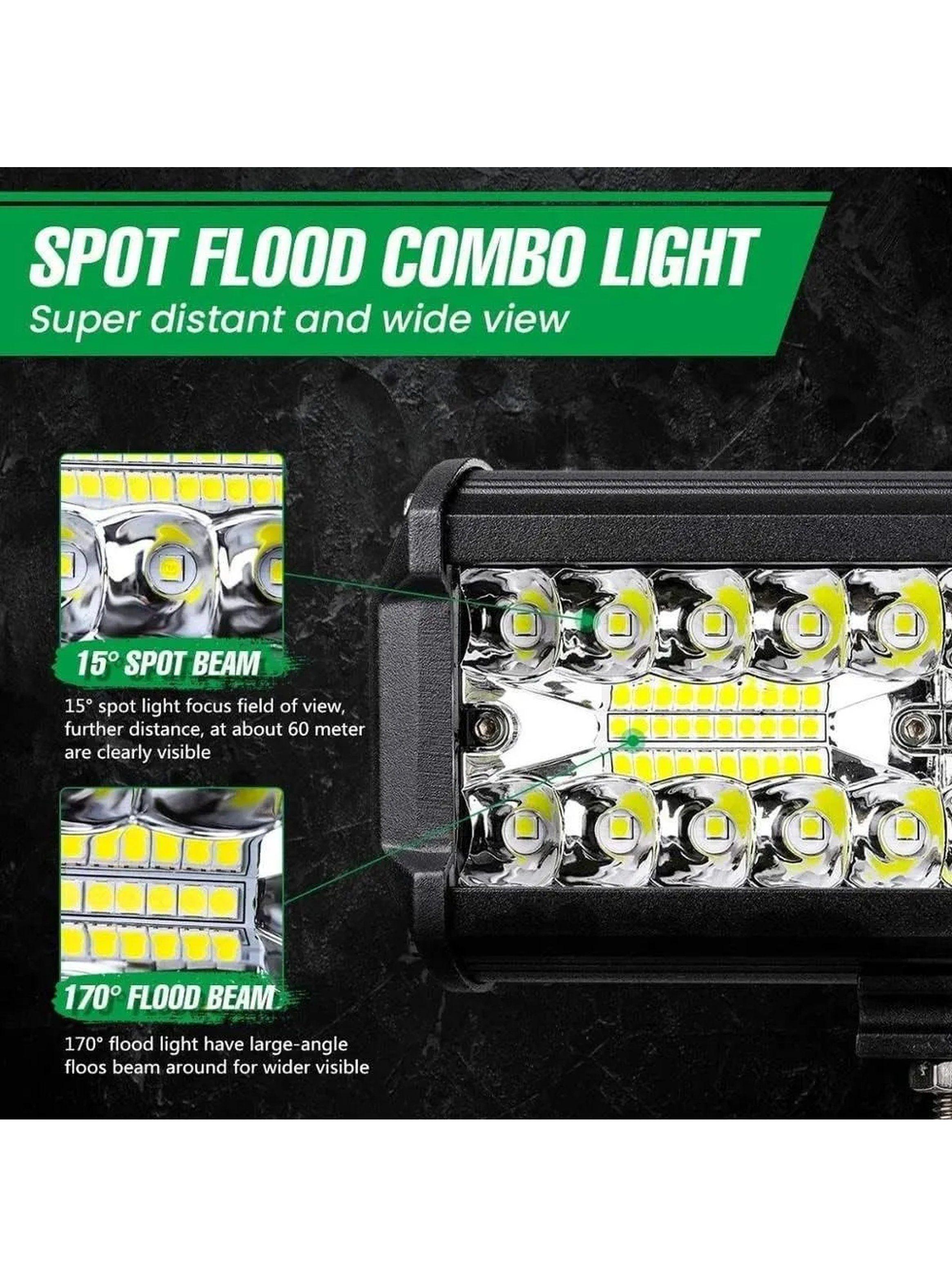 Luz LED para Auto 160 mm Combo Spot y Flood Beam-2