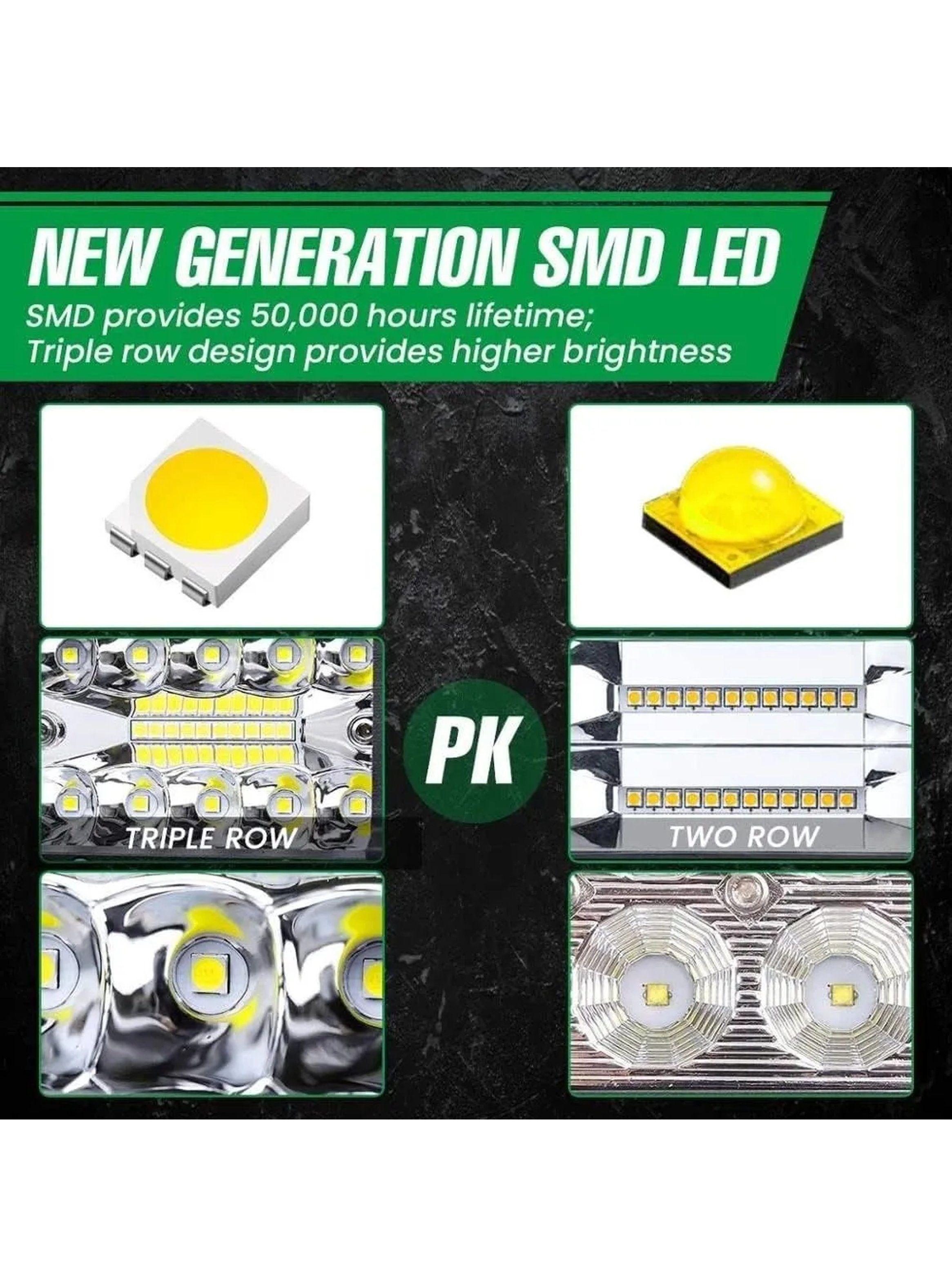 Luz LED para Auto 160 mm Combo Spot y Flood Beam-3