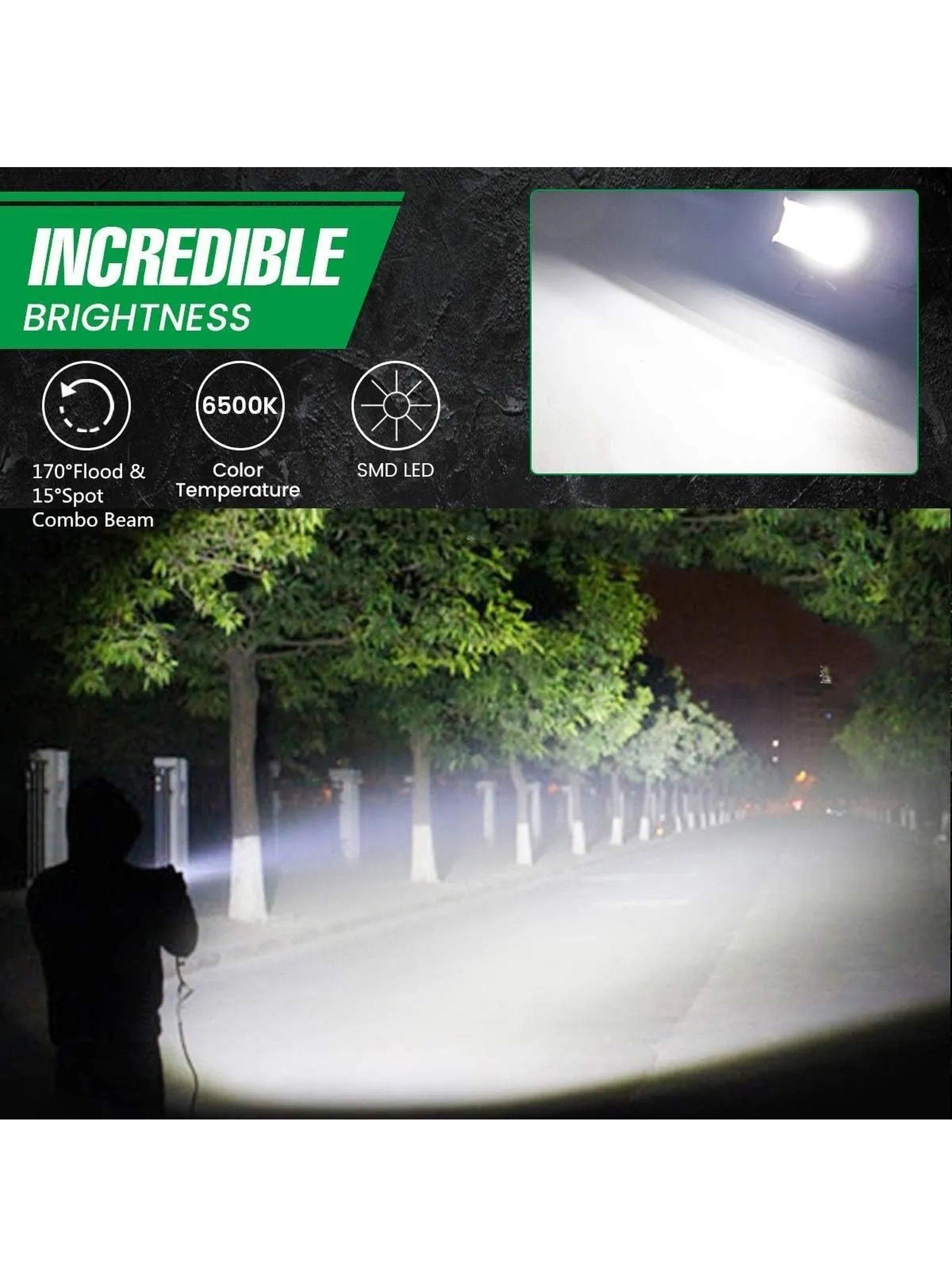 Luz LED para Auto 160 mm Combo Spot y Flood Beam-6