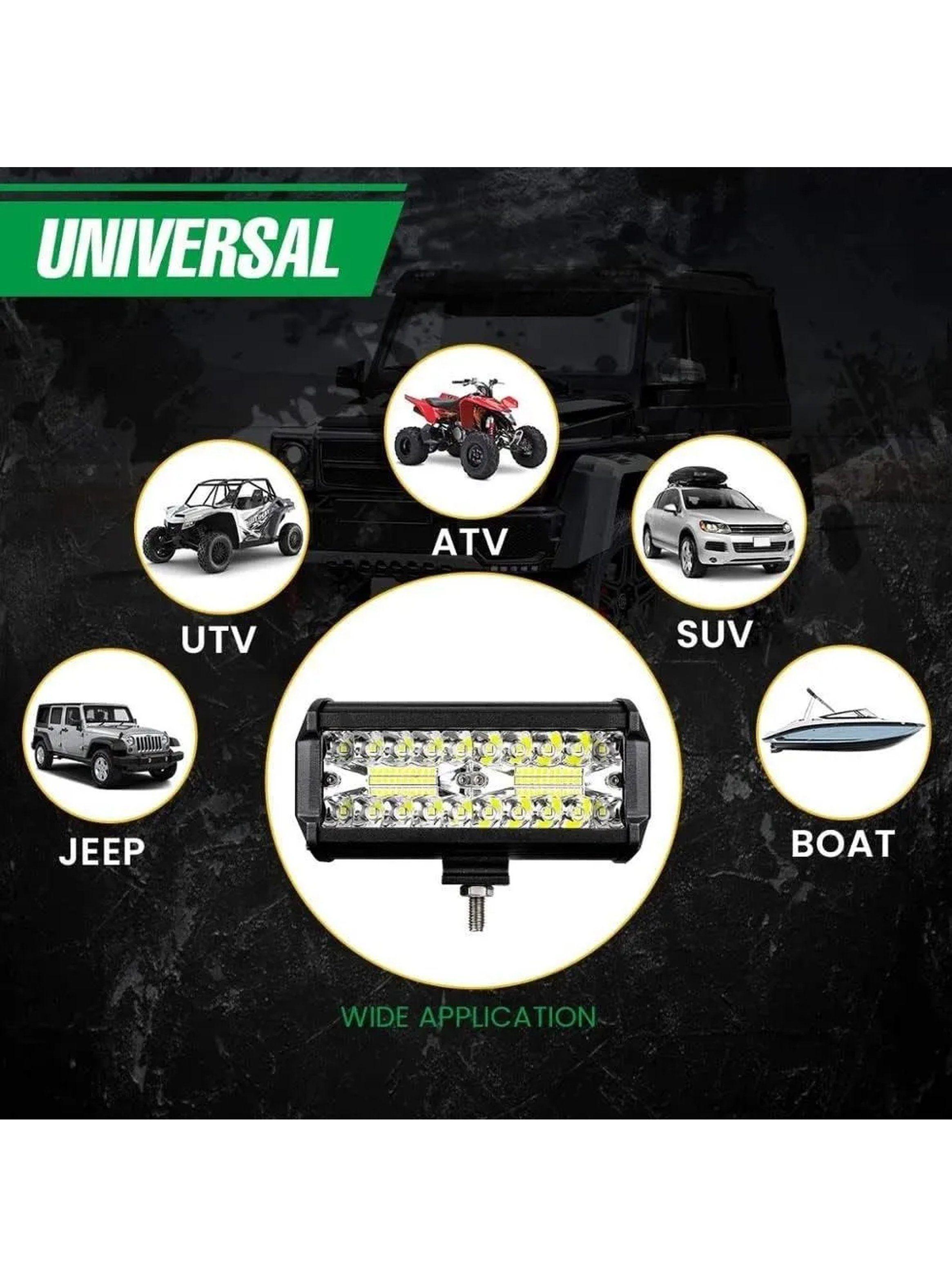 Luz LED para Auto 160 mm Combo Spot y Flood Beam-7