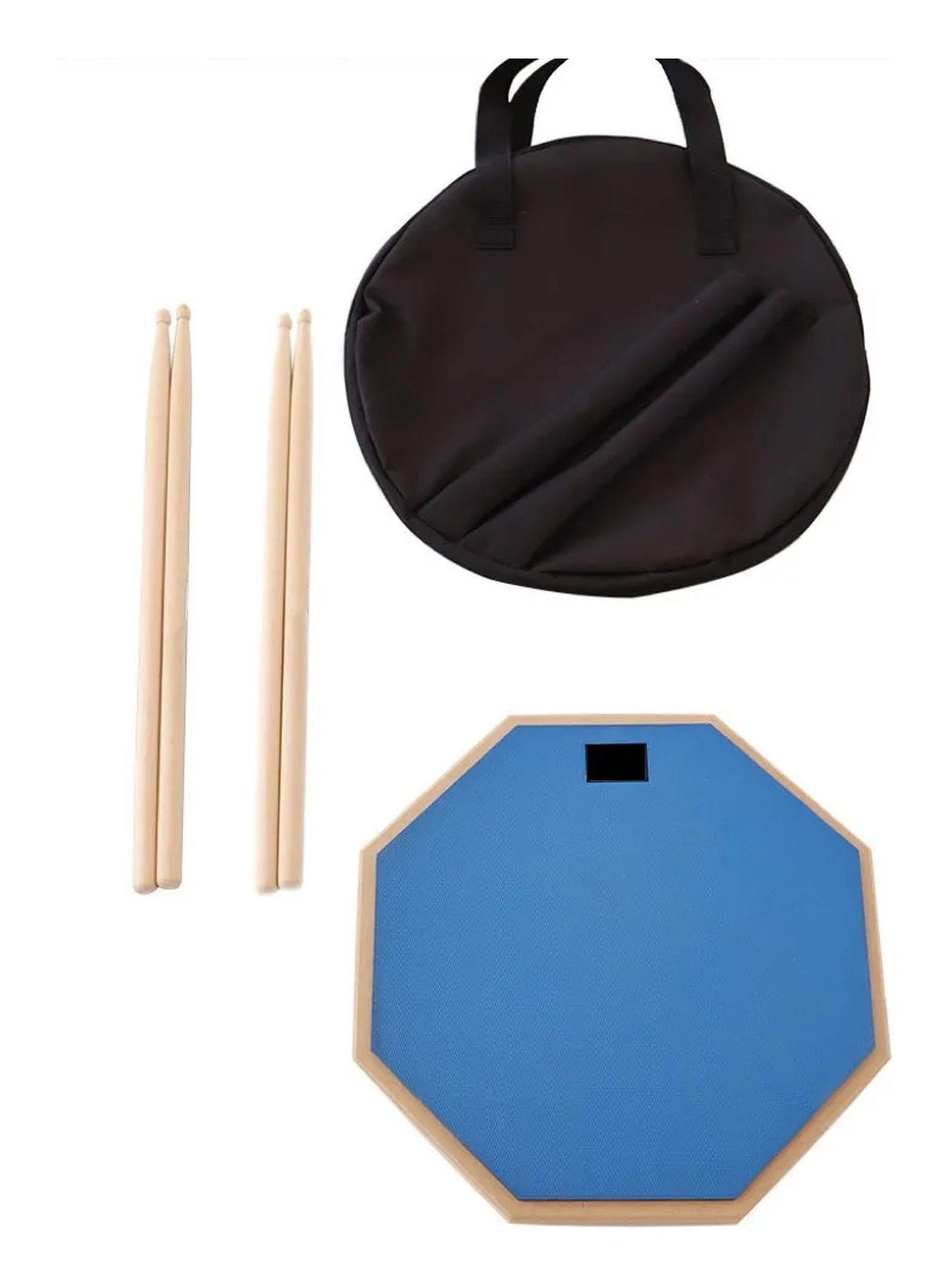 Pad de Práctica de Batería con Palillos y Funda-6