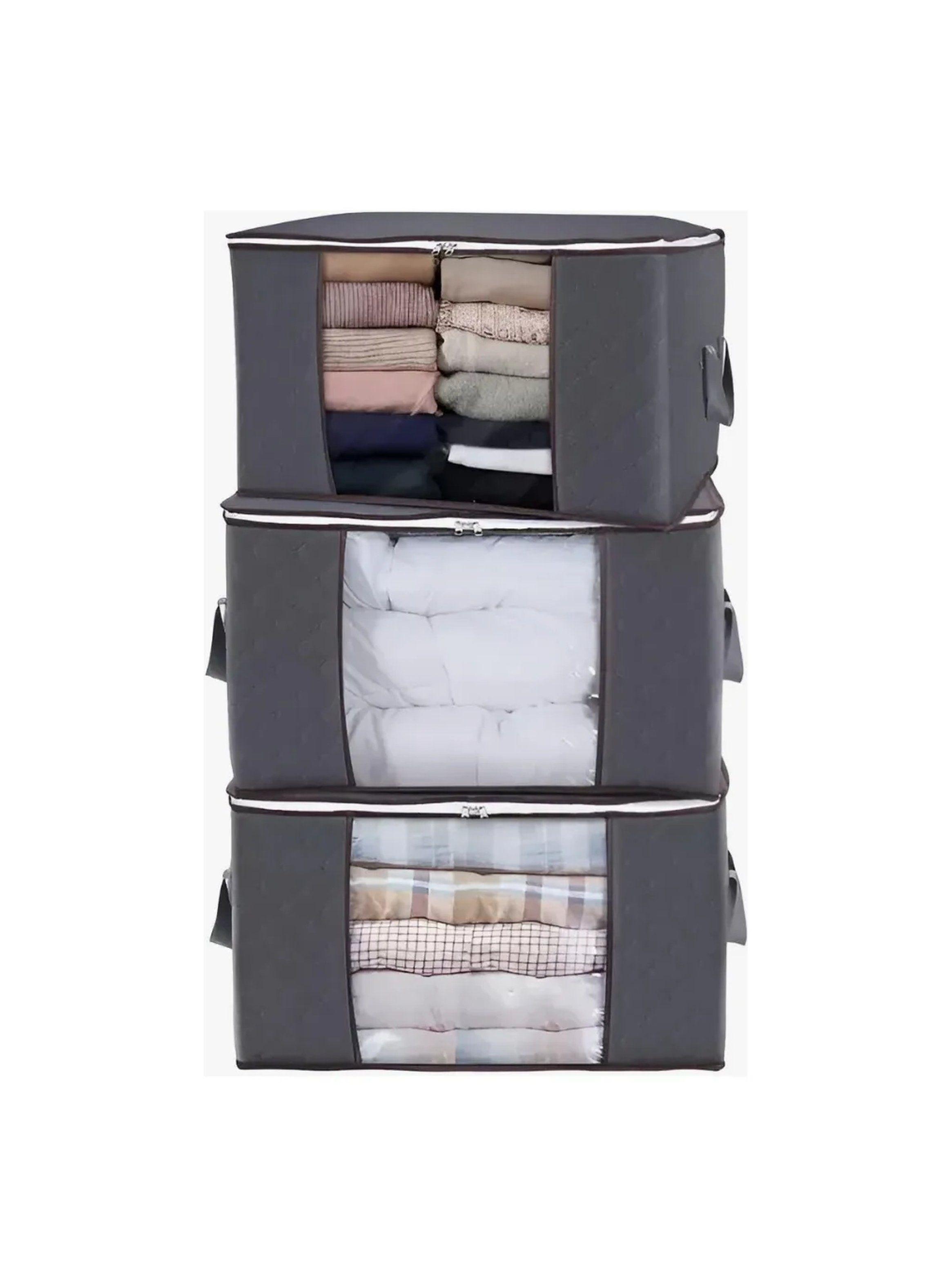 Organizador de Ropa con Cremallera 6 Piezas Tela Resistente-0