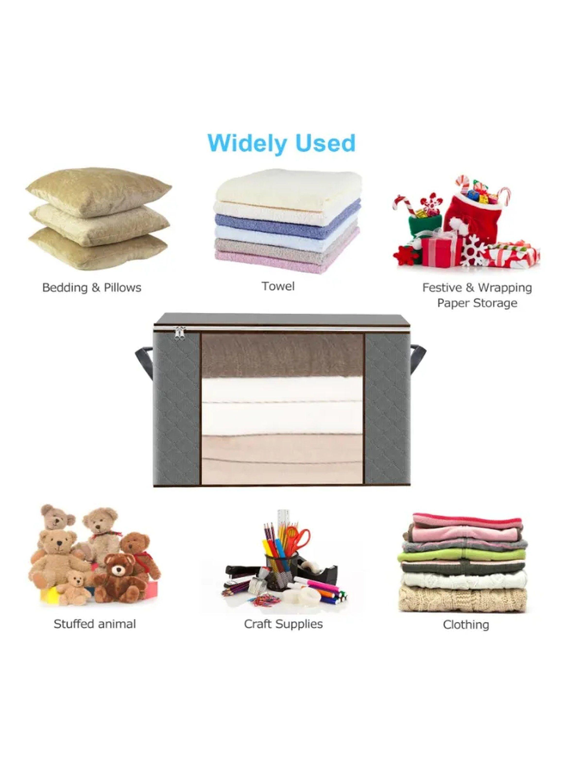 Organizador de Ropa con Cremallera 6 Piezas Tela Resistente-2