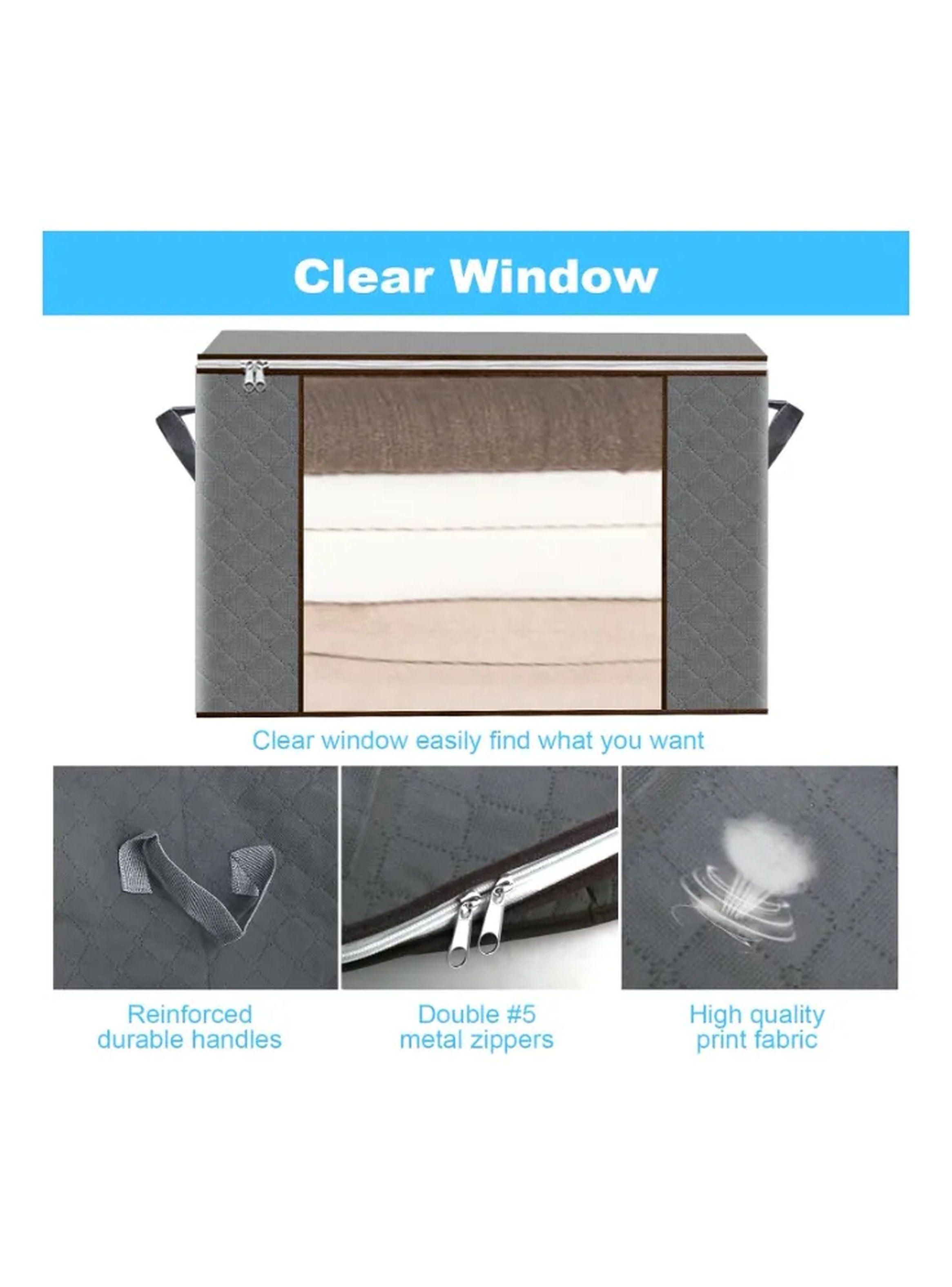 Organizador de Ropa con Cremallera 6 Piezas Tela Resistente-3