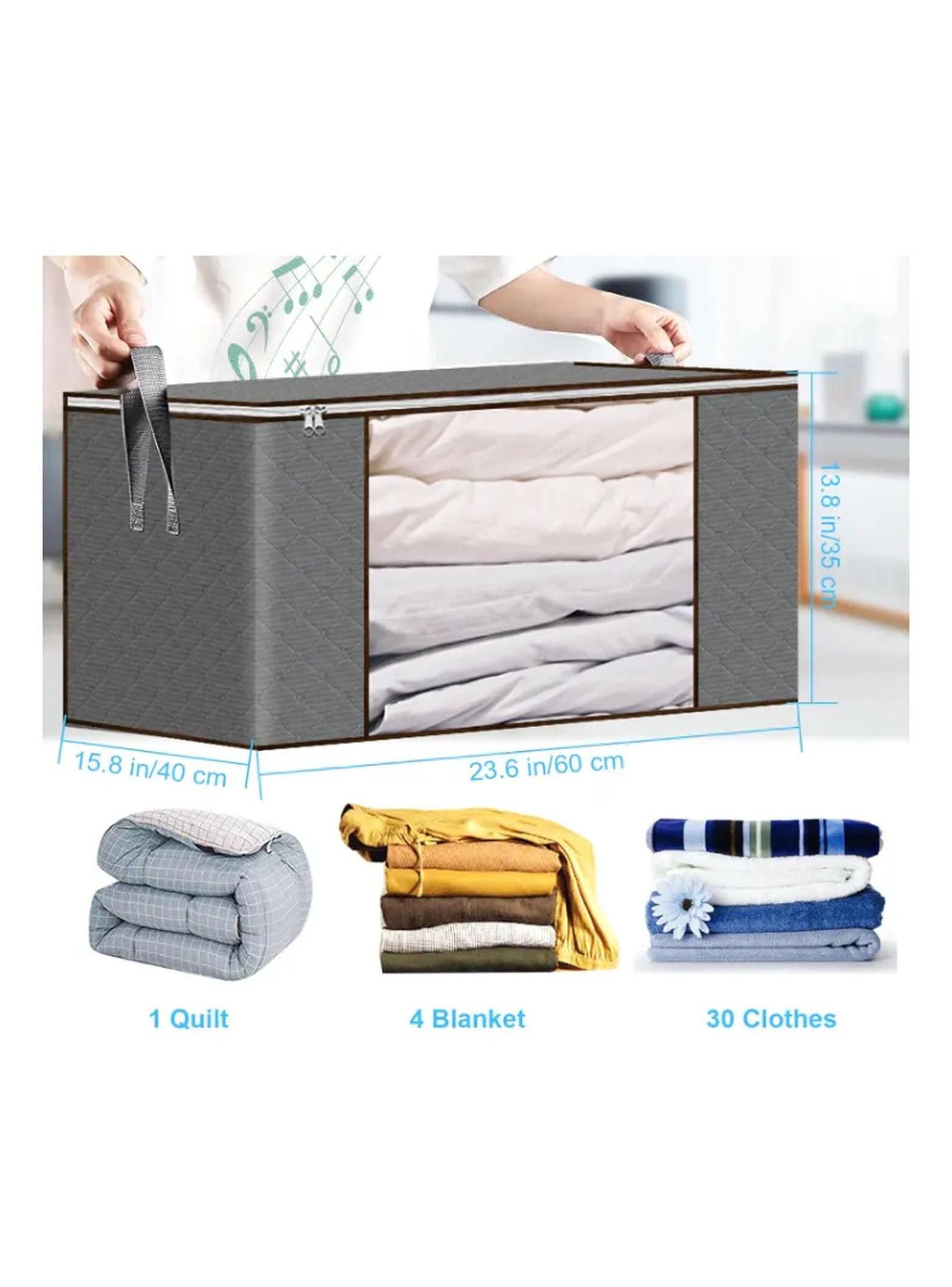 Organizador de Ropa con Cremallera 6 Piezas Tela Resistente-4