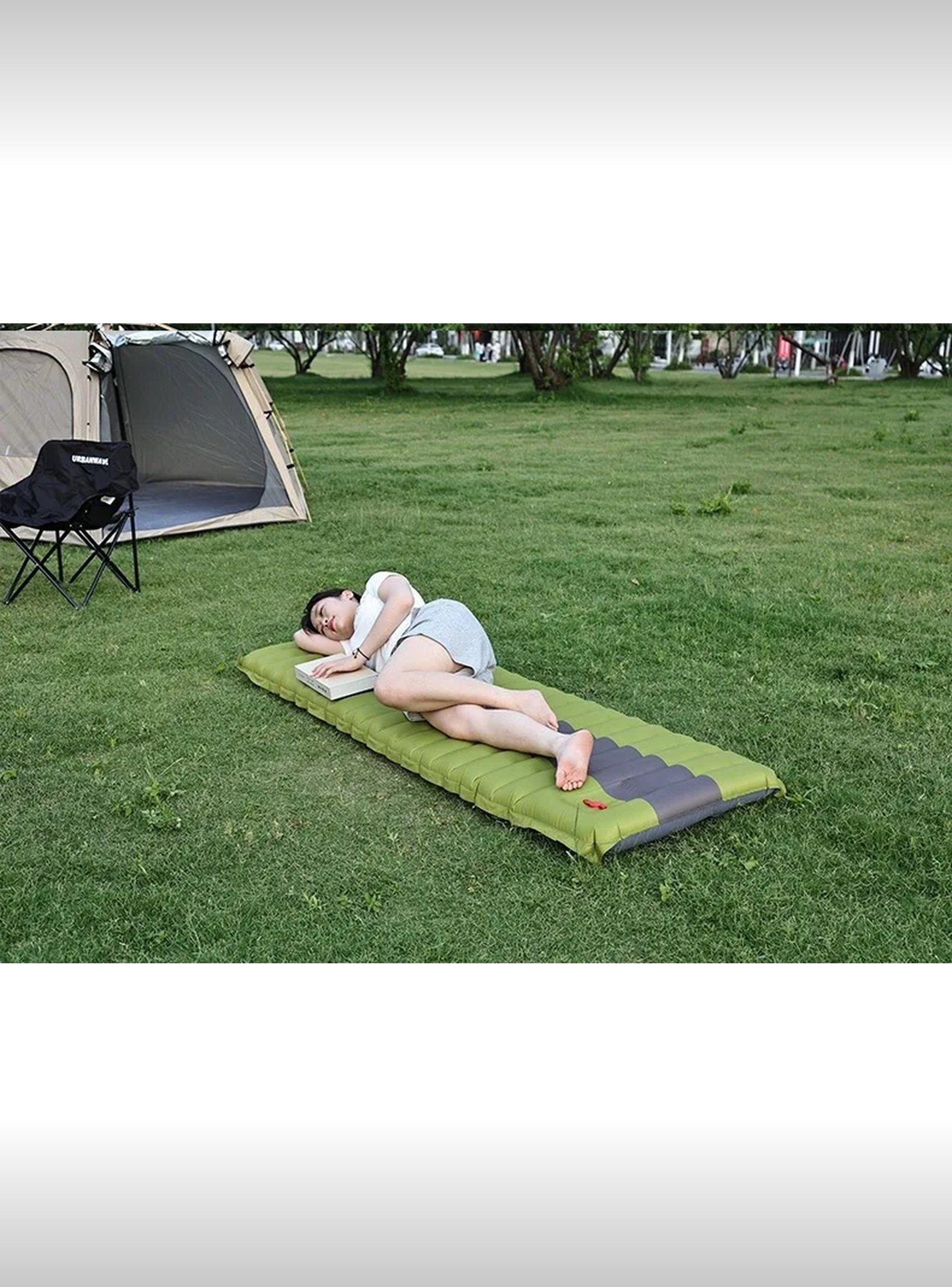 Colchón Inflable Portátil Camping Ligero Impermeable Ajustable-2