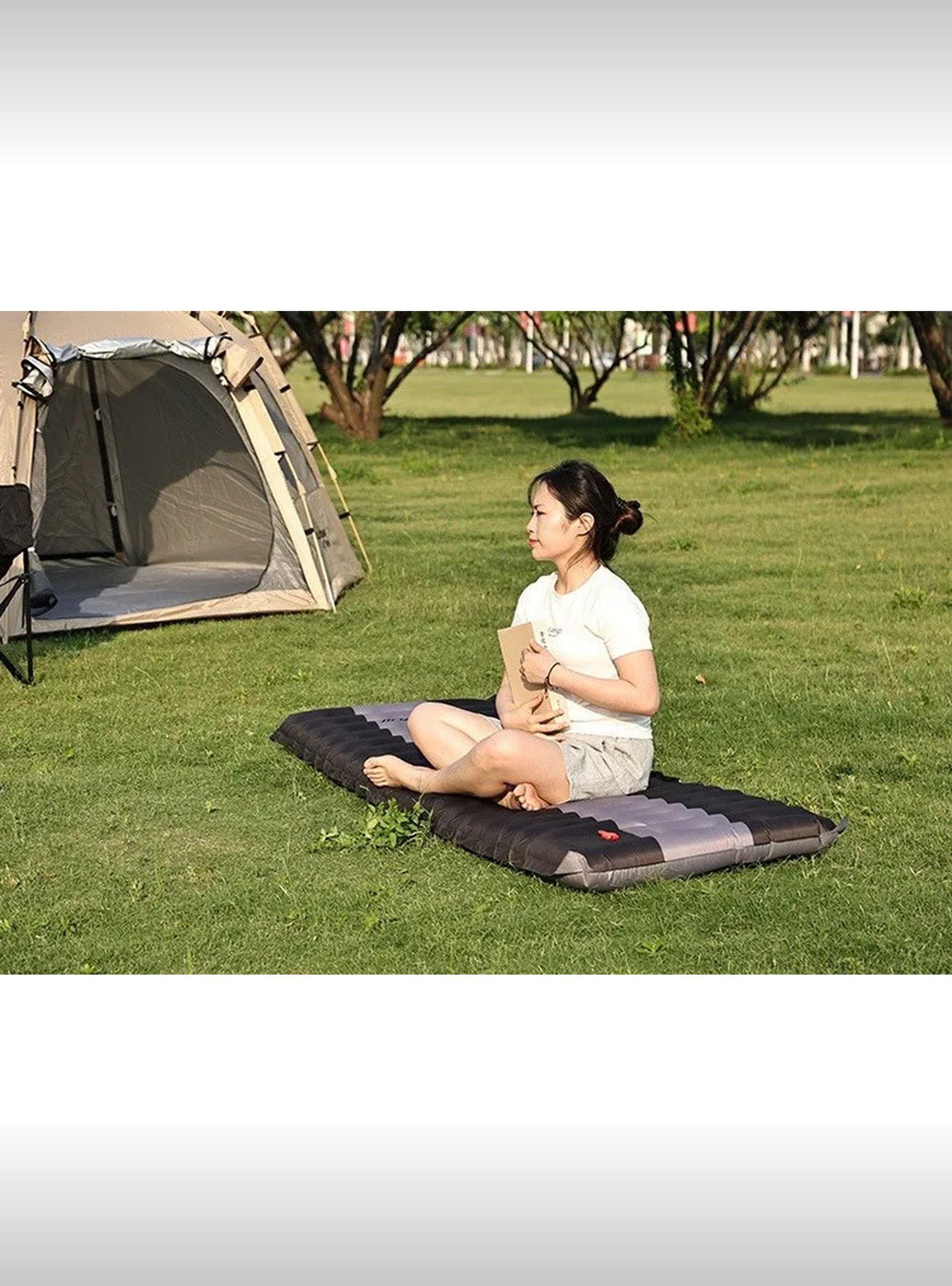 Colchón Inflable Portátil Camping Ligero Impermeable Ajustable-3