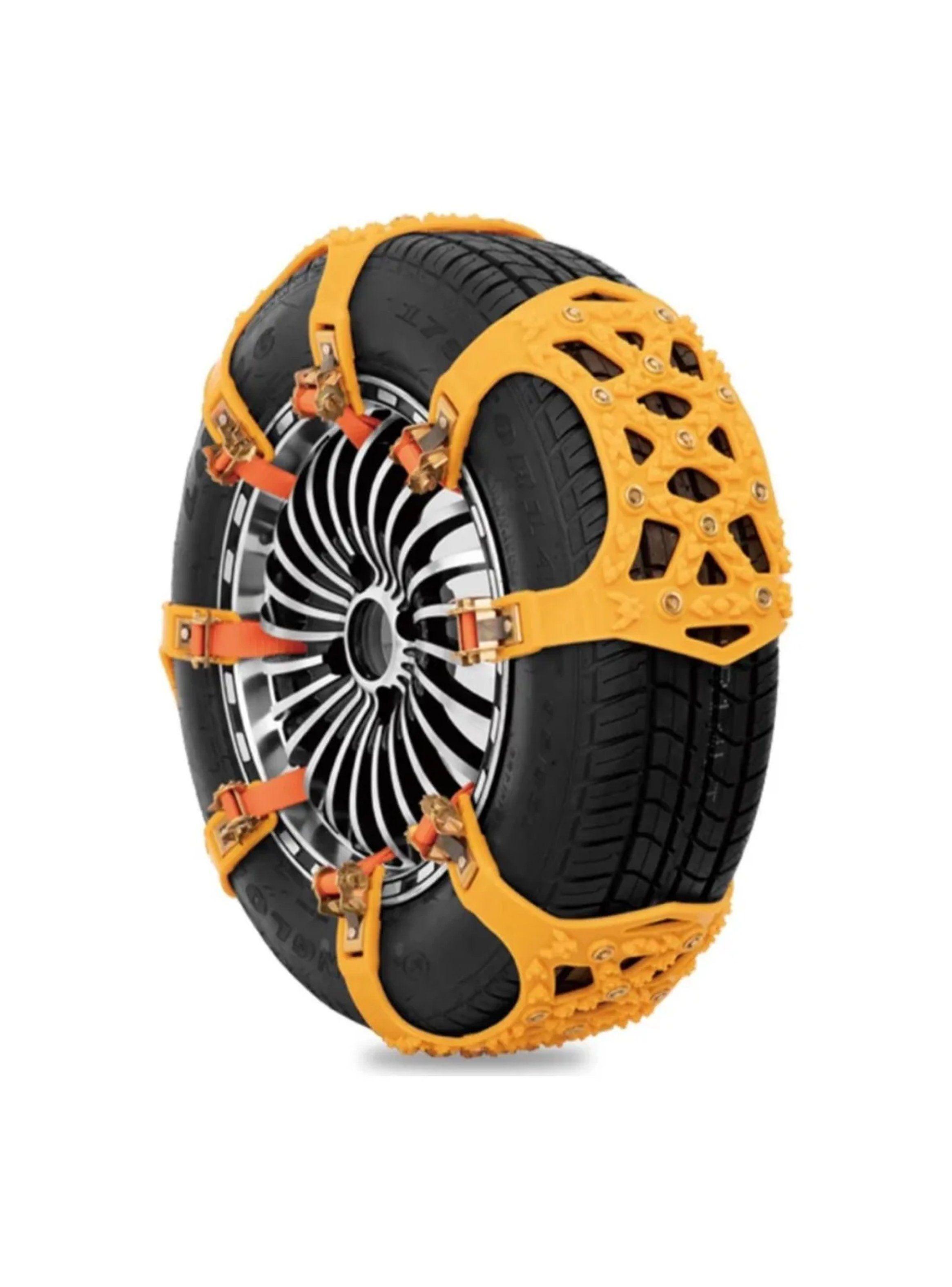 Cadena Antideslizante para Neumáticos Manganeso Acero Ajustable-0