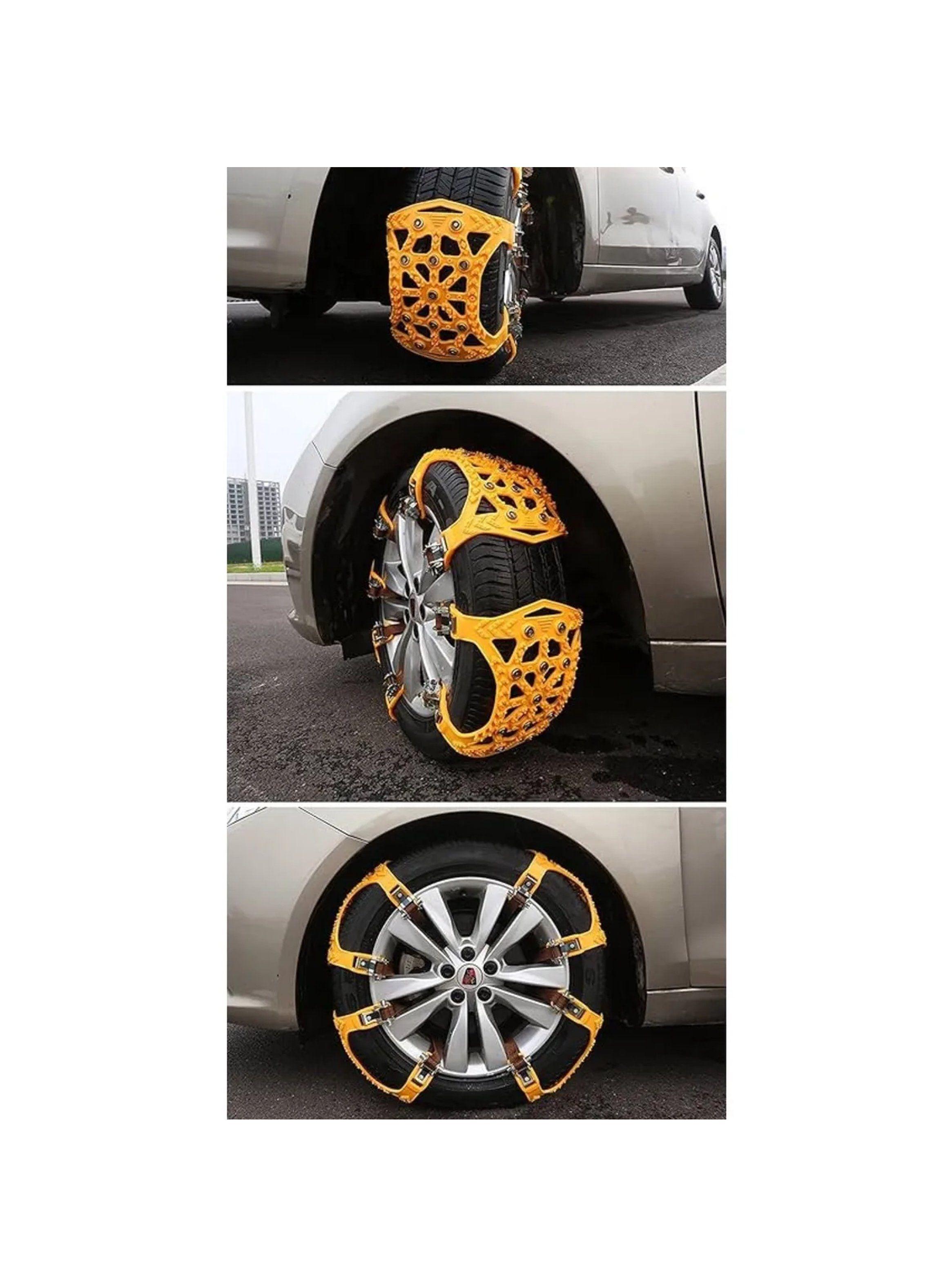 Cadena Antideslizante para Neumáticos Manganeso Acero Ajustable-1