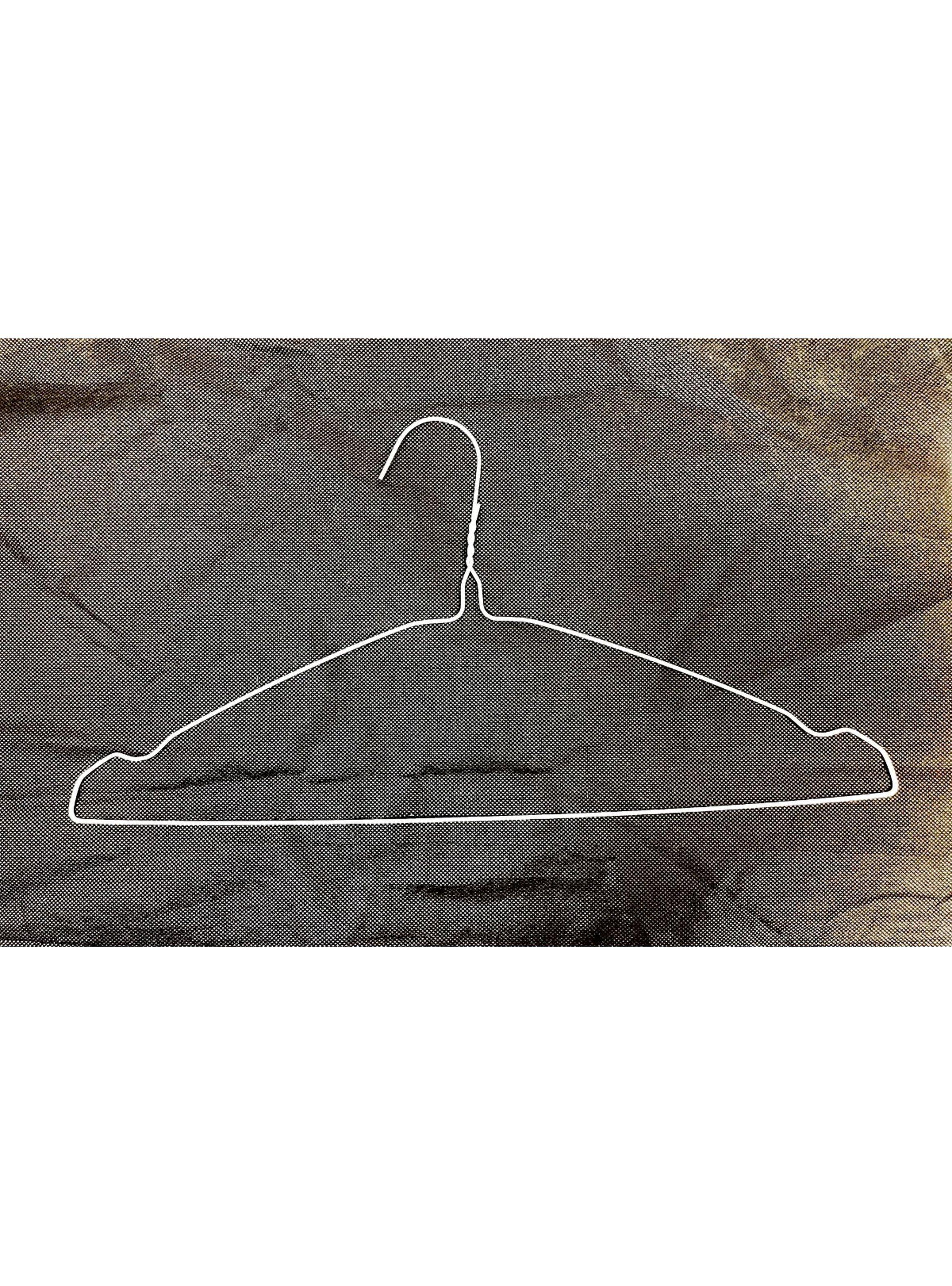 Perchas de Metal Resistentes Plateadas Antideslizantes Paquete de 10 -3