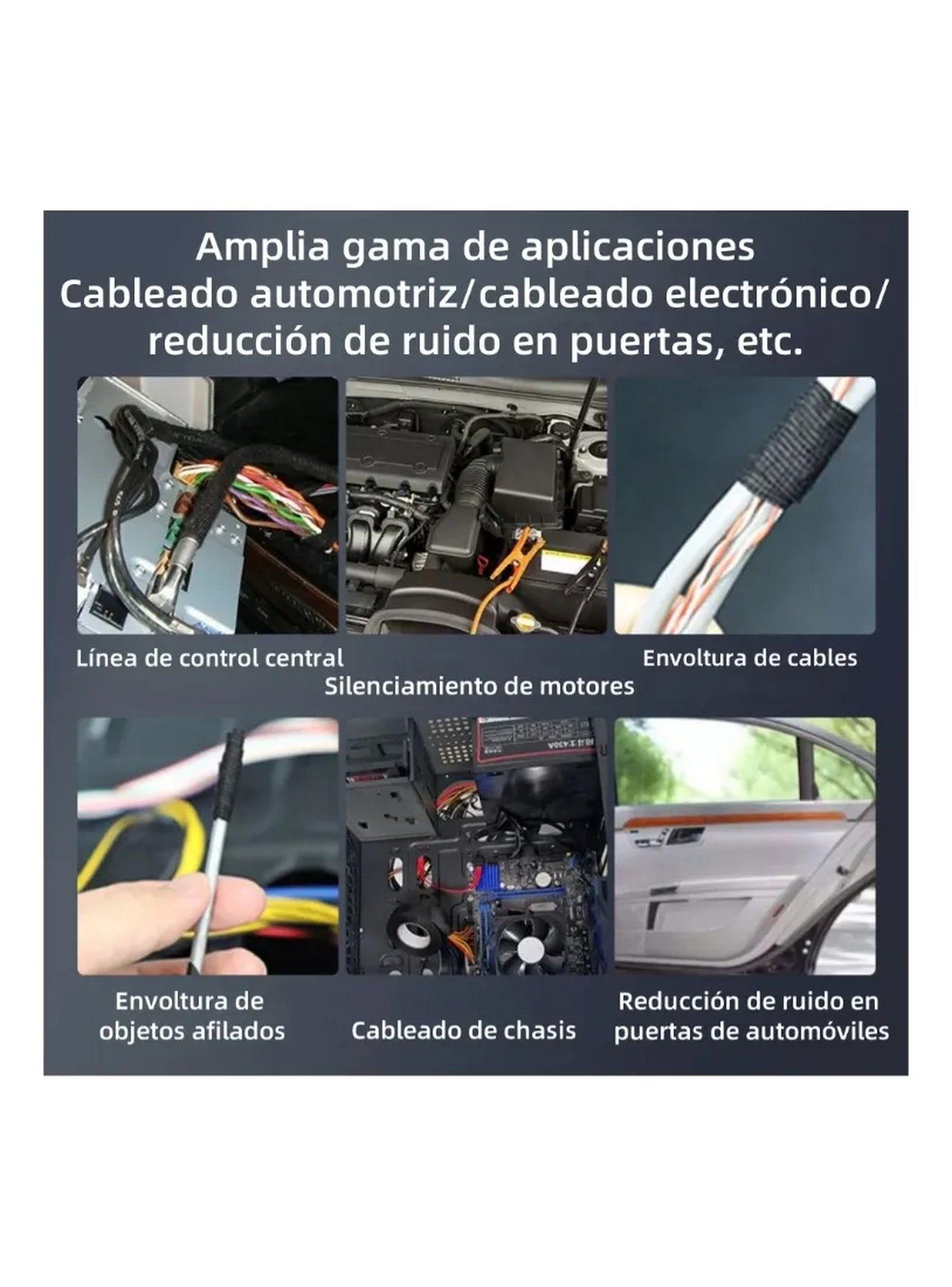 Cinta Adhesiva de Tela 19mm x 15m Alta Resistencia Negra-7