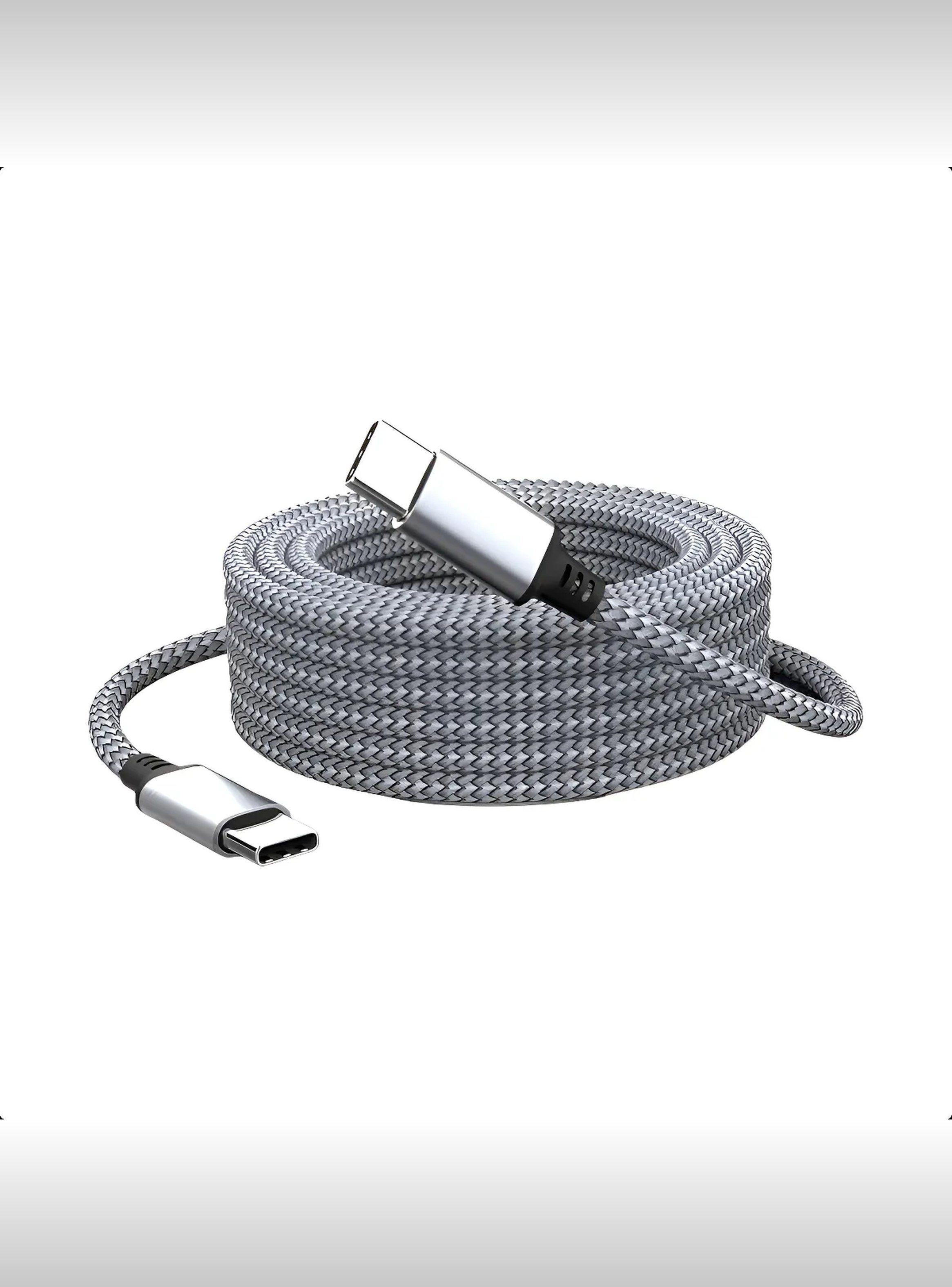 Cable USB-C a USB-C Carga Rápida 60W Trenzado-0