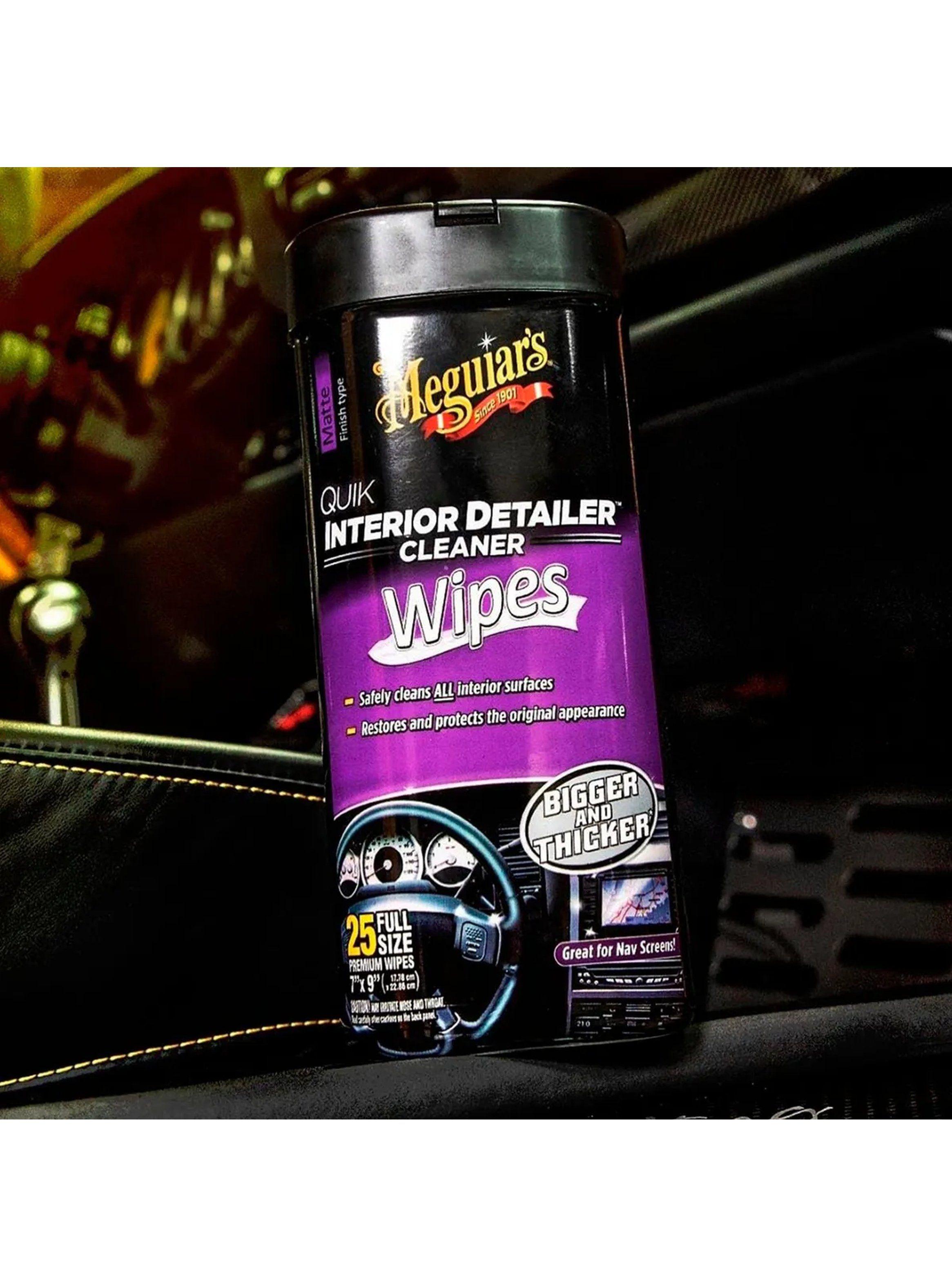 Toallitas Para Limpieza Interior Automóvil Matte 25 Unidades-2