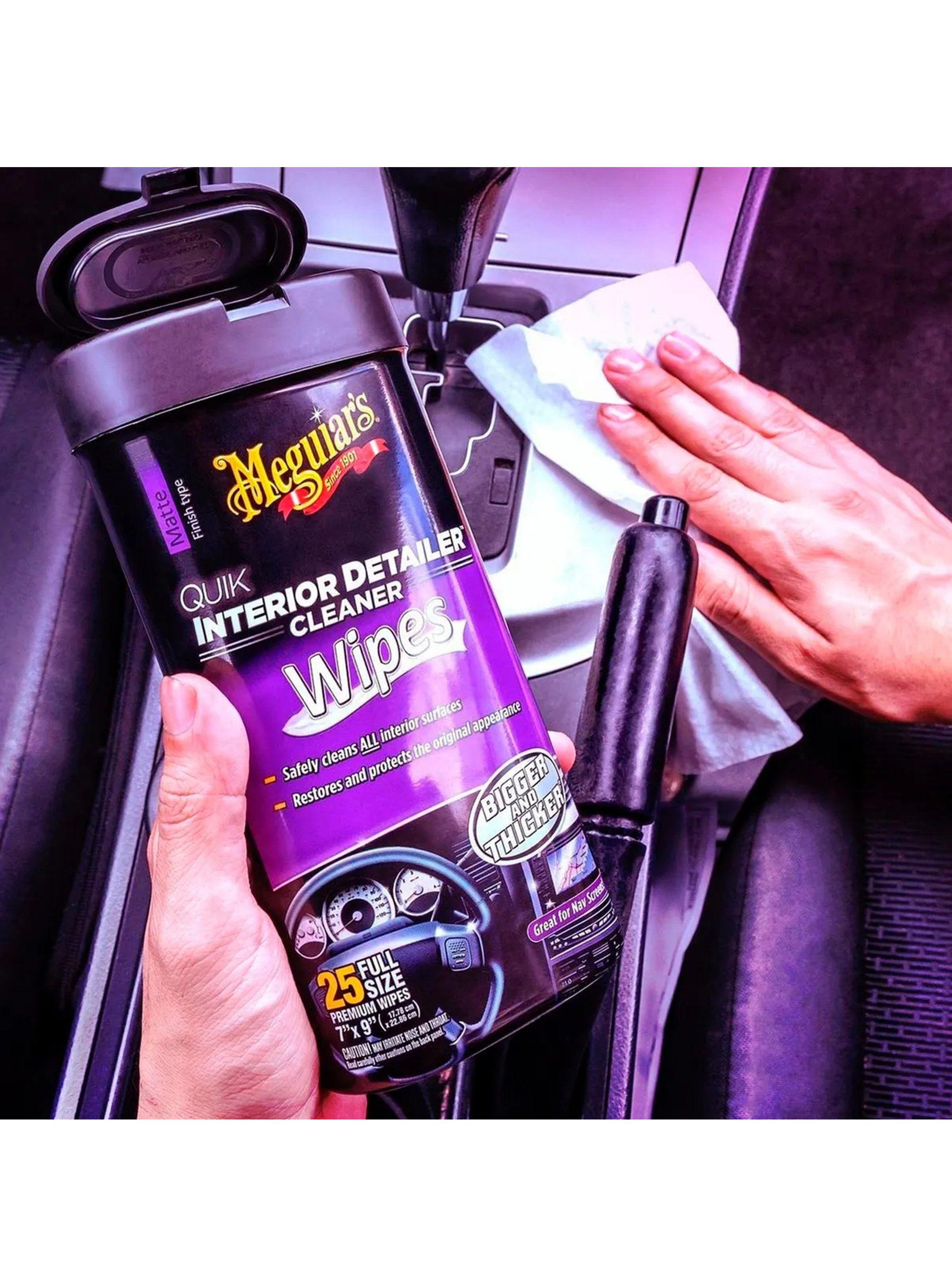 Toallitas Para Limpieza Interior Automóvil Matte 25 Unidades-3