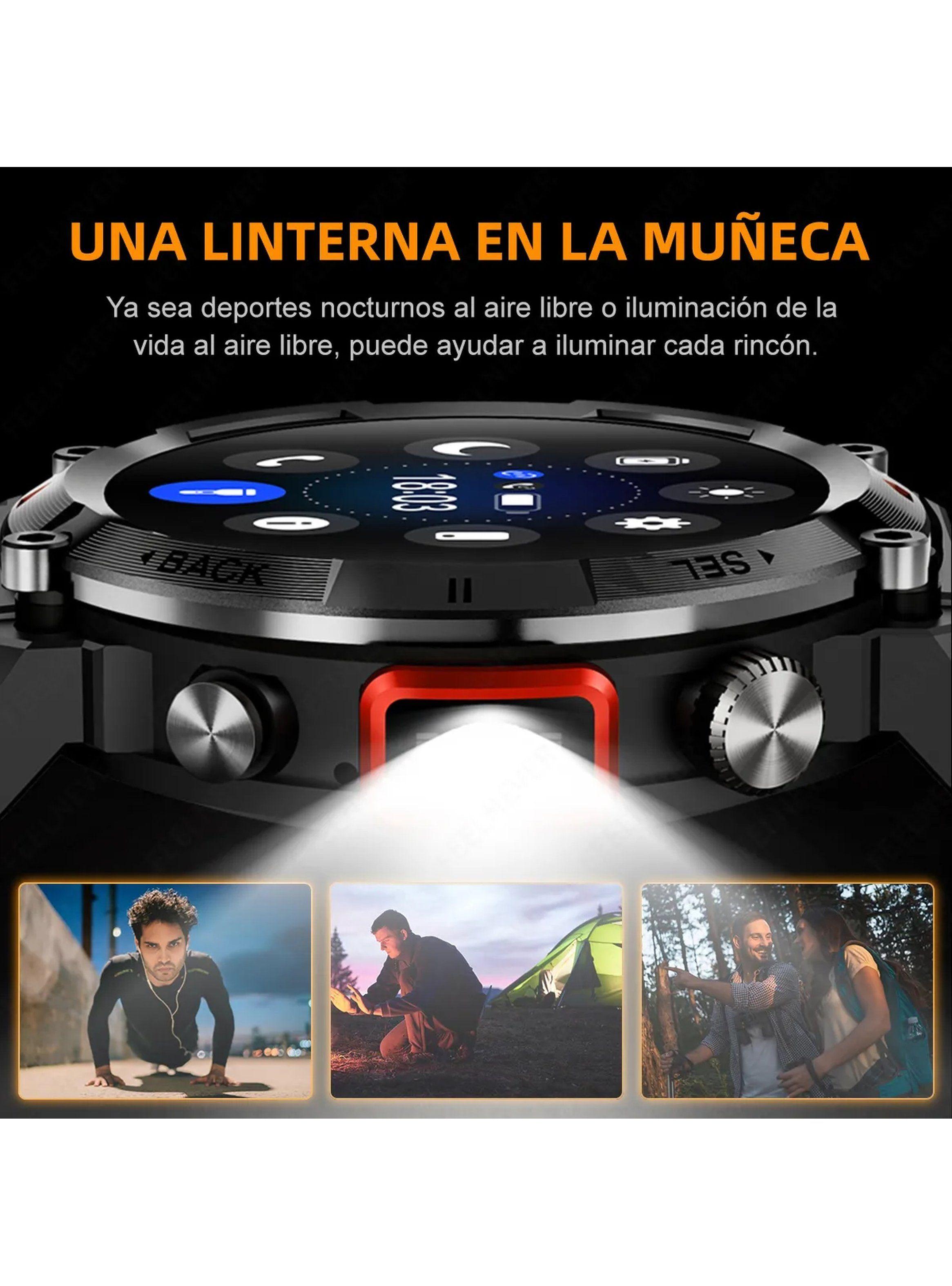 Reloj Inteligente Deportivo Multifunción Hombre Bluetooth Resistente-1