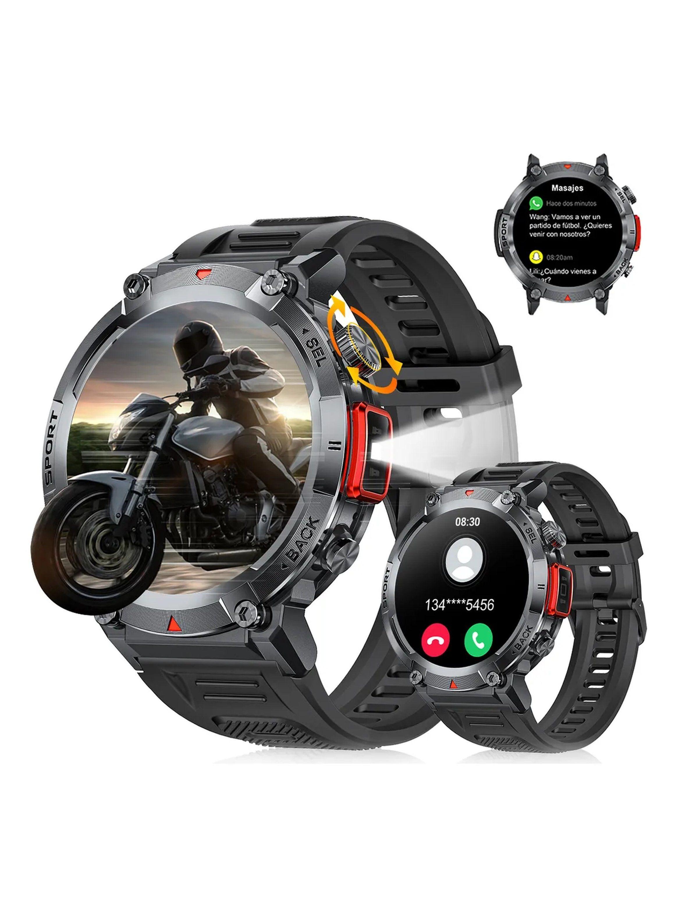 Reloj Inteligente Deportivo Multifunción Hombre Bluetooth Resistente-9