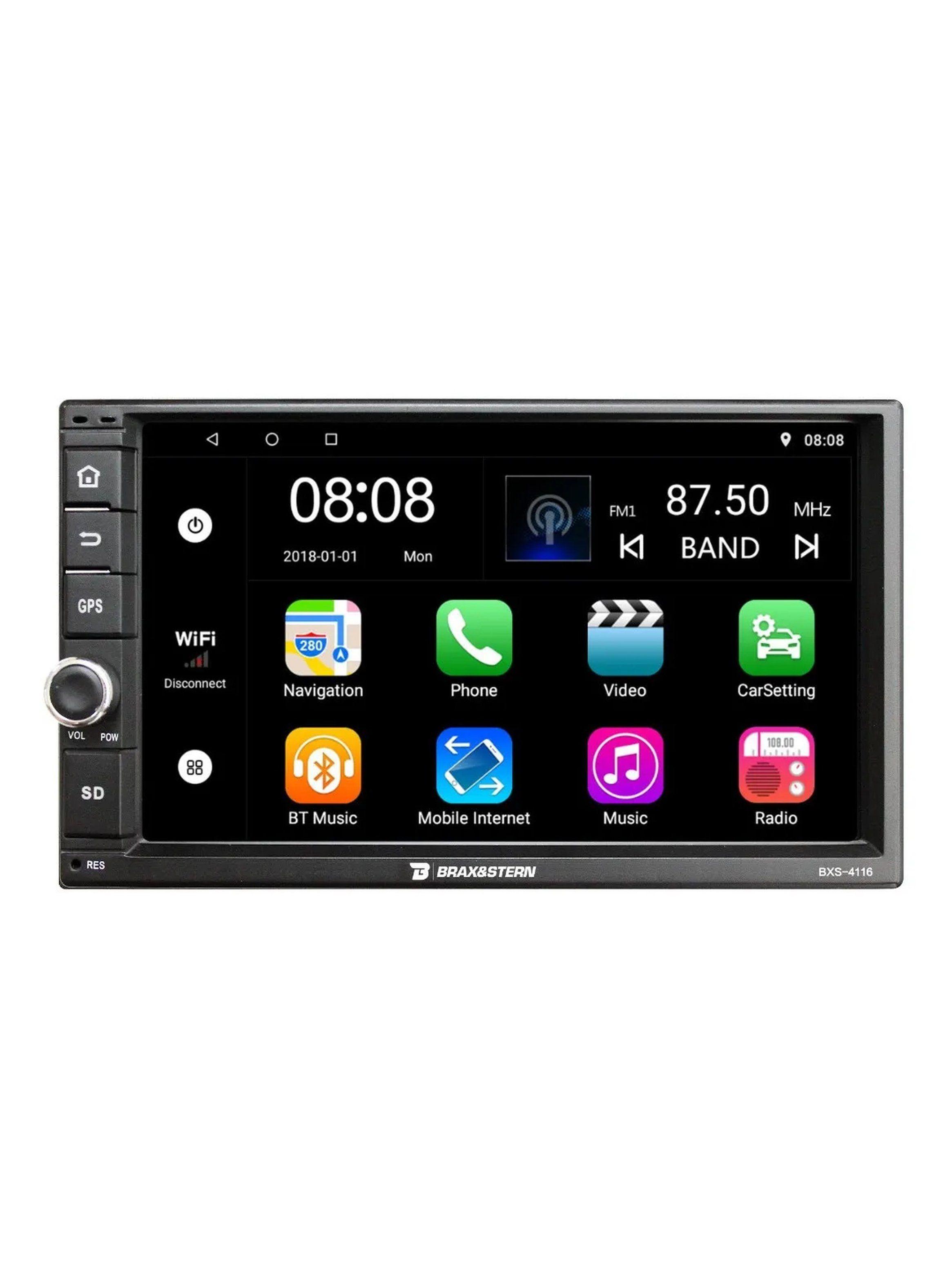 Radio Automotriz Pantalla Táctil 7" Bluetooth GPS USB SD-0