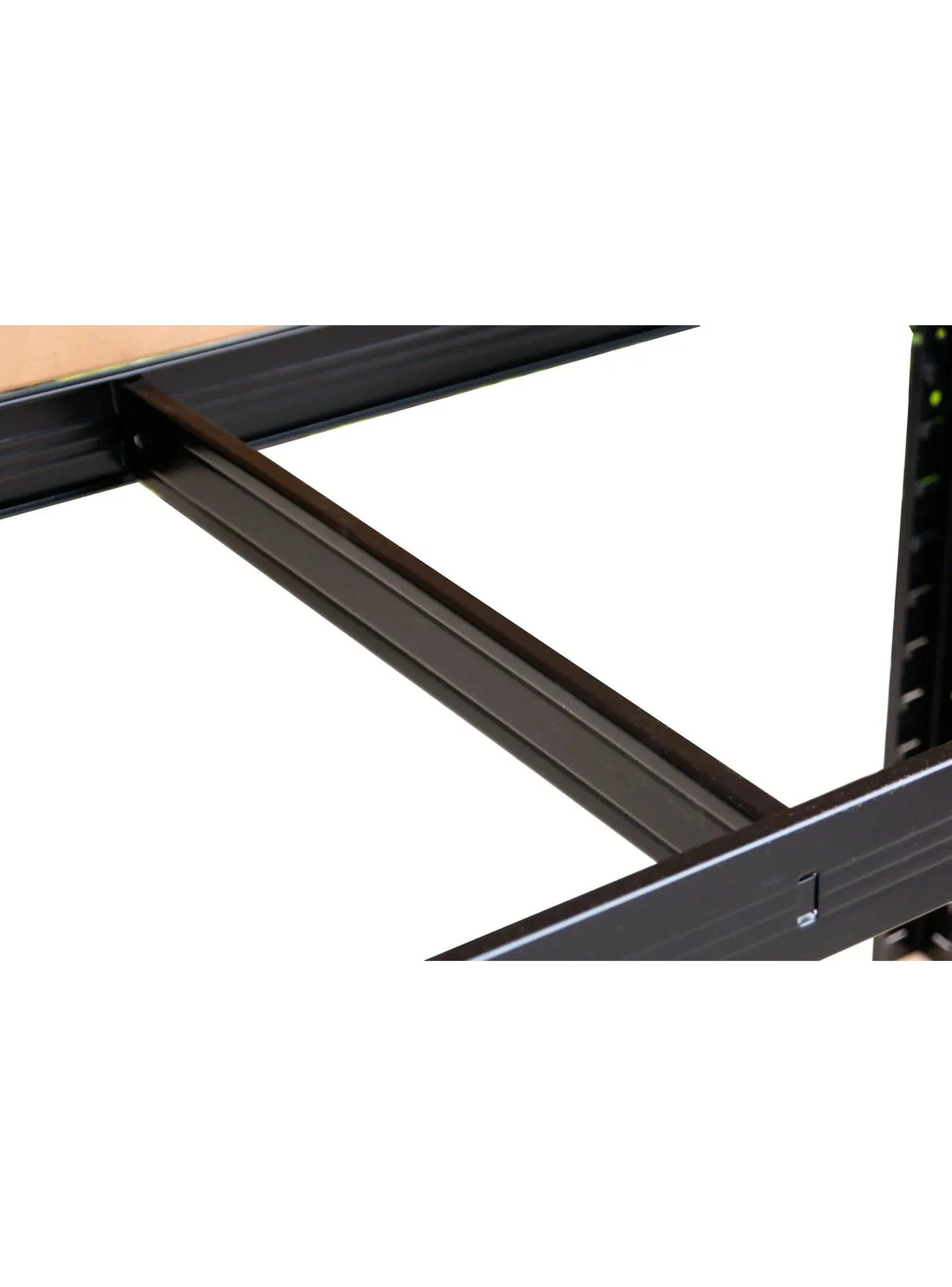 Estantería Metálica Ajustable 5 Niveles MDF 90x40x180 cm-4