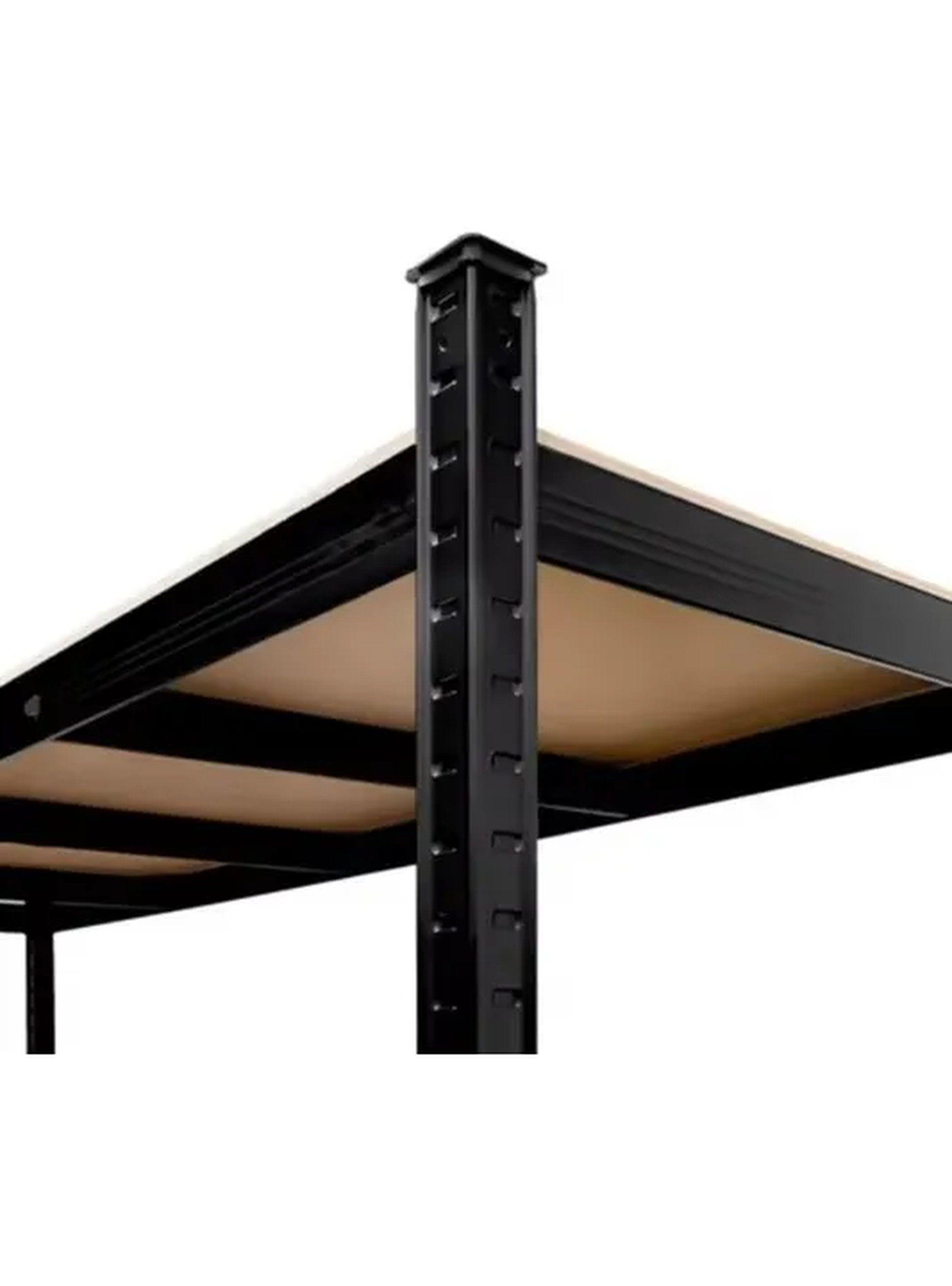 Estantería Metálica Ajustable 5 Niveles MDF 90x40x180 cm-5