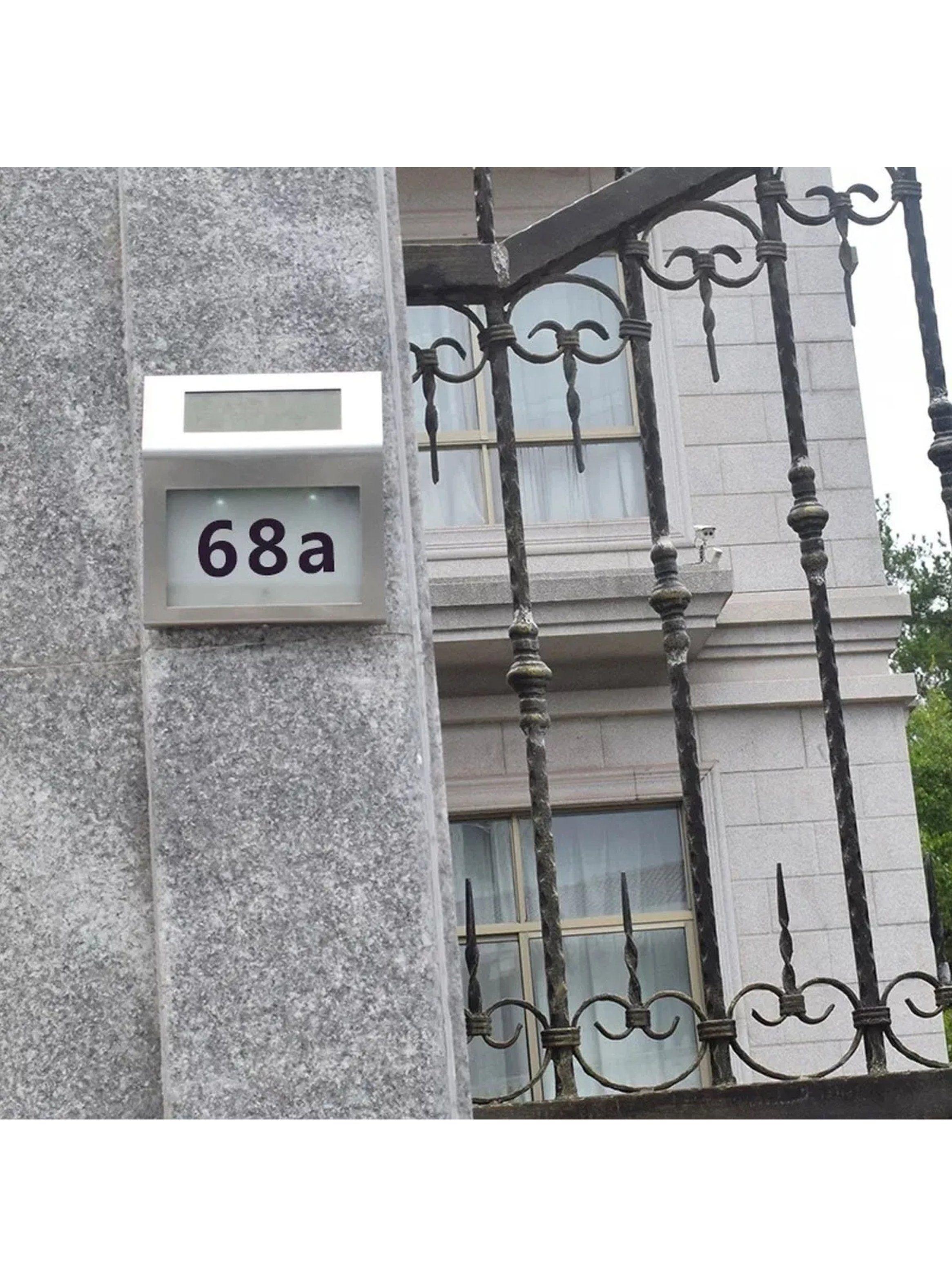 Placa Iluminada de Dirección Solar LED Exterior Impermeable-4
