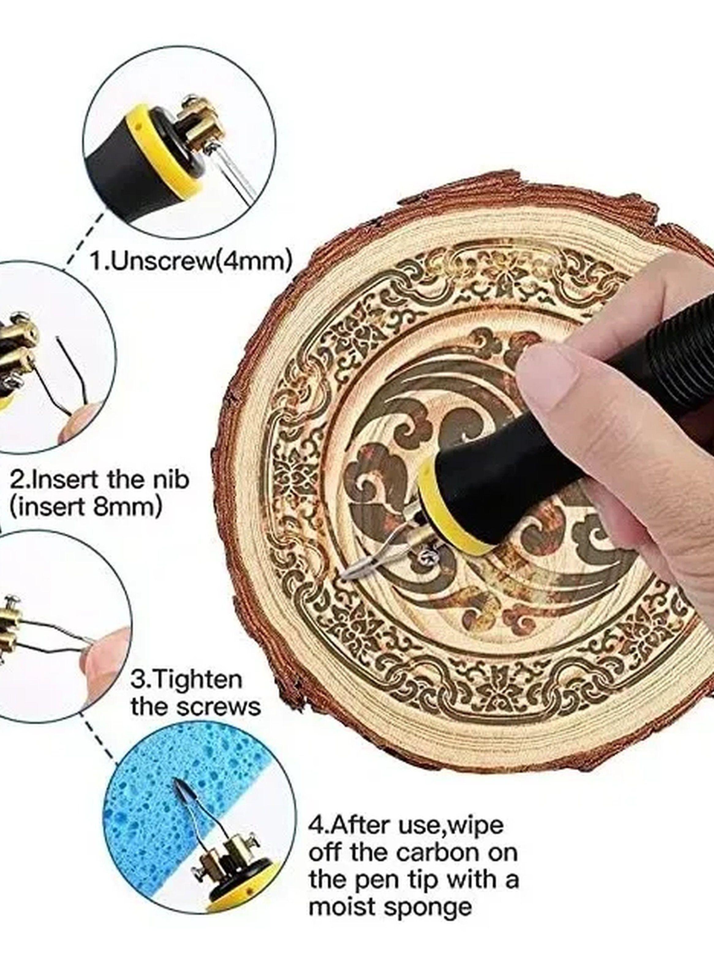 Estación de Soldadura para Pirograbado Ajustable Temperature 0-700°C-9
