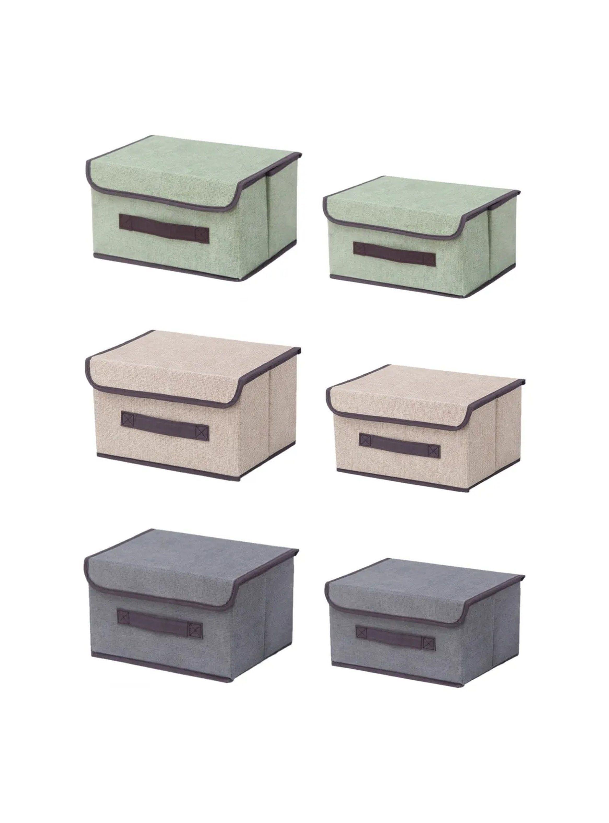 Cajas Organizadoras Apilables Tela Resistente al Agua-0