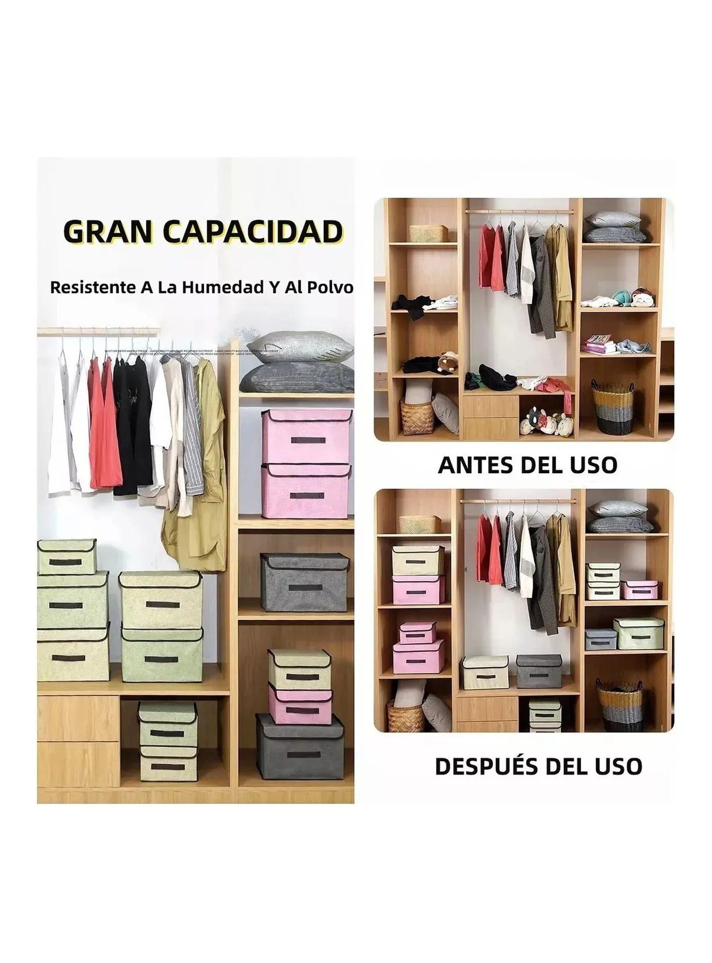 Cajas Organizadoras Apilables Tela Resistente al Agua-1